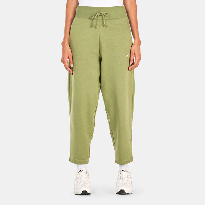 Nike Women's Sportswear Phoenix Fleece High-Waisted Pants Green image number 0