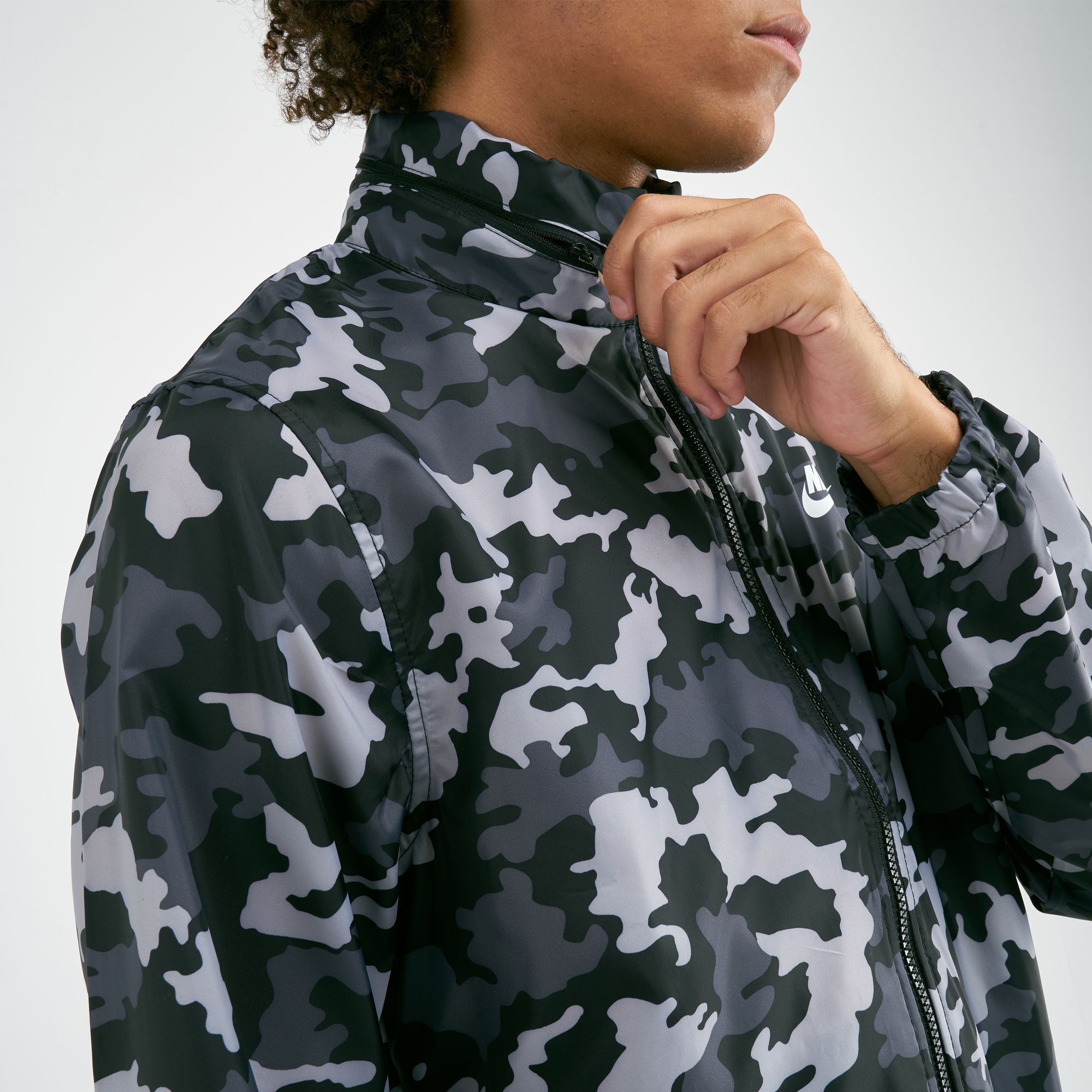 Nike windbreaker camouflage discount