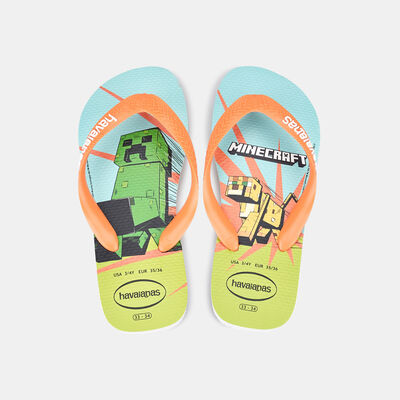 Havaianas Kids' Minecraft Flip Flops Orange