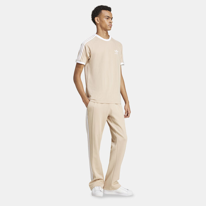 adidas Originals Men's Adicolor Classics 3-Stripes T-Shirt Beige image number 2