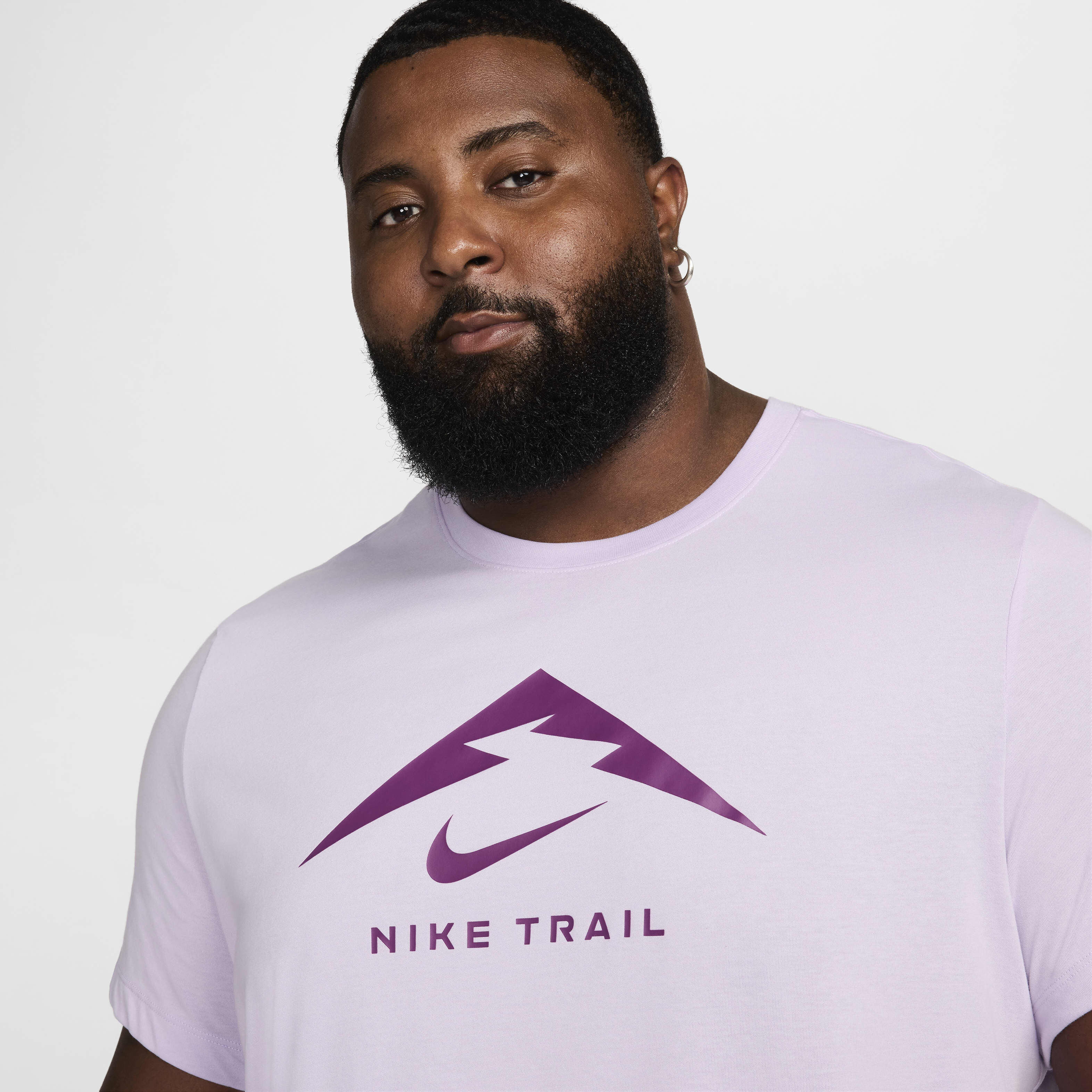 Men s Dri FIT Trail Running T Shirt Pink Nike in Kuwait SSS