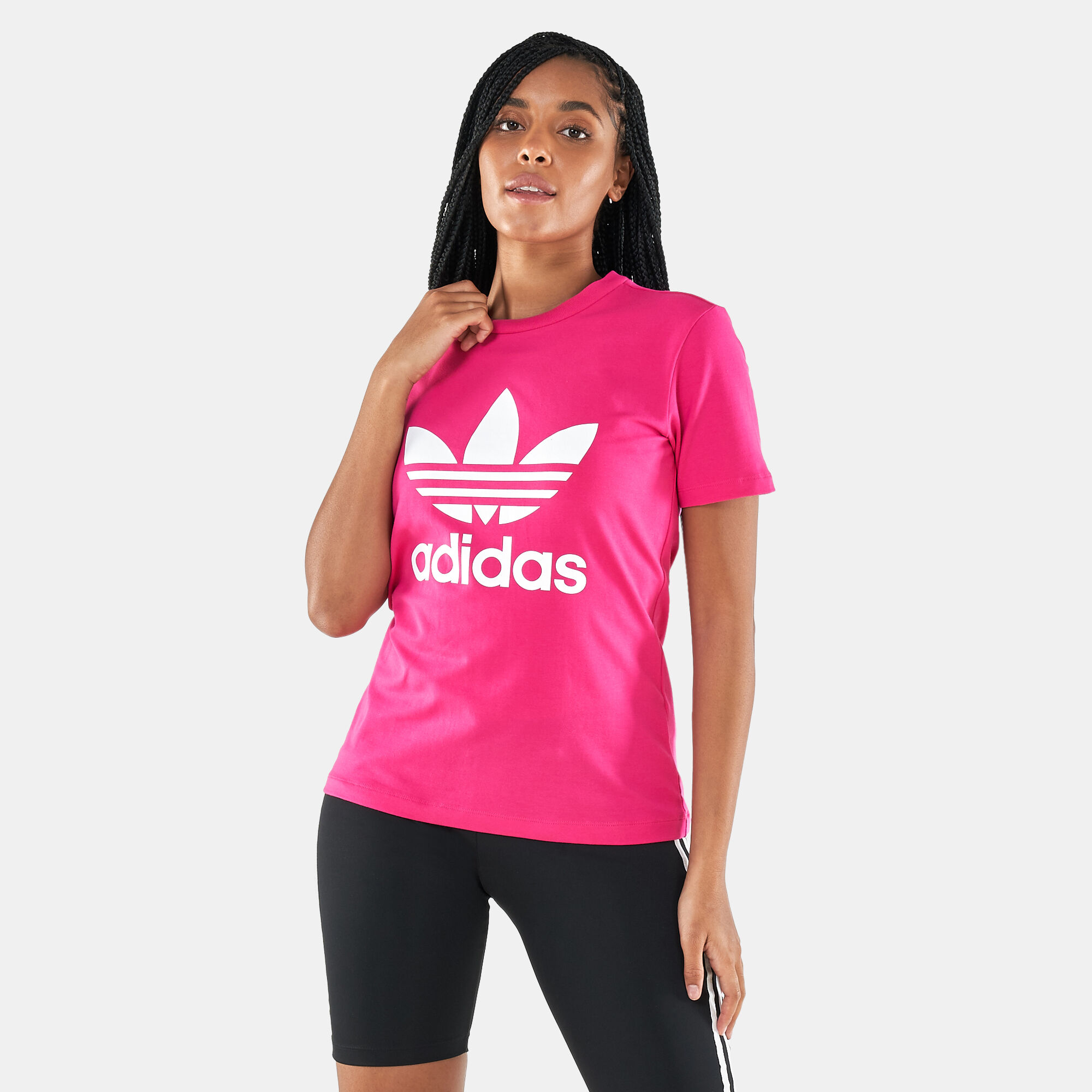Adidas t best sale shirt neon pink