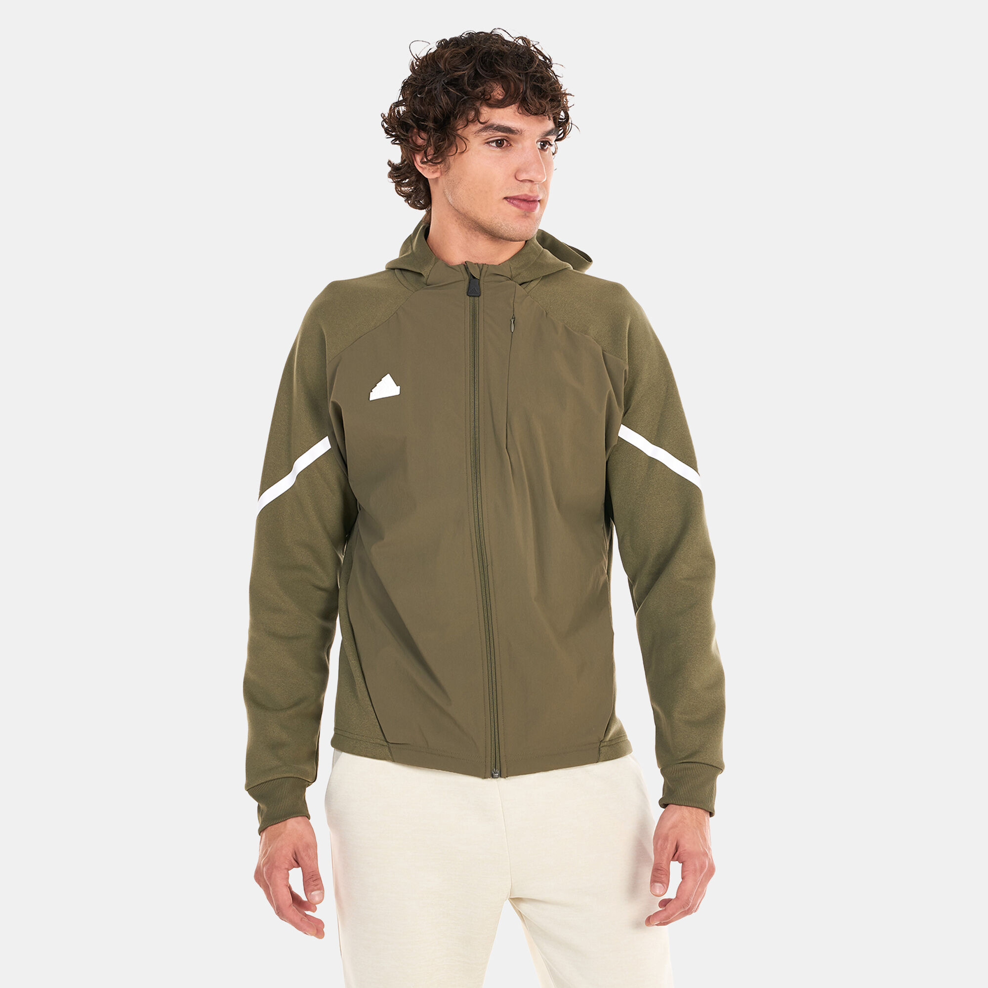 Adidas zip top tracksuit top