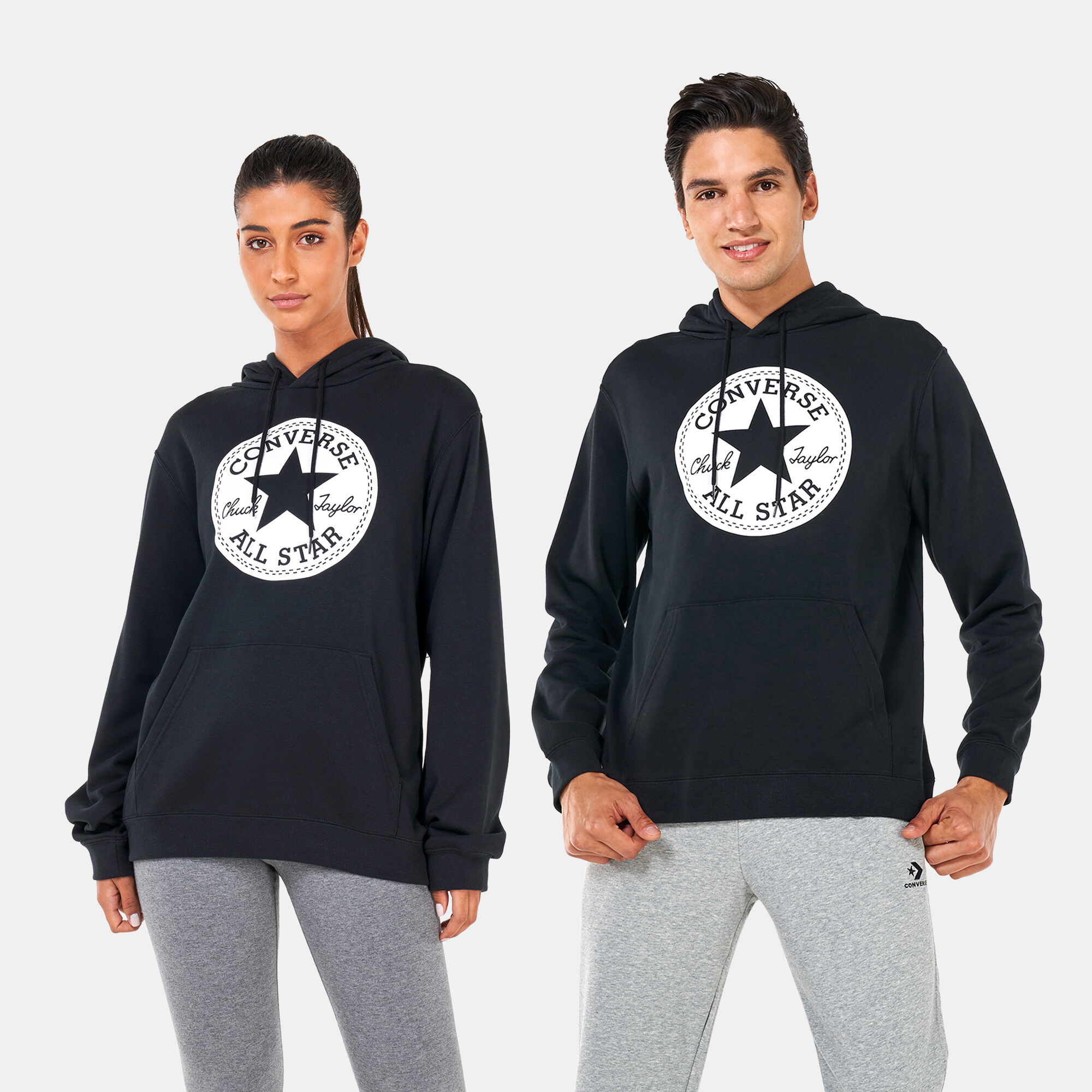 Chuck Taylor All Star Logo Hoodie Black Converse in Kuwait SSS