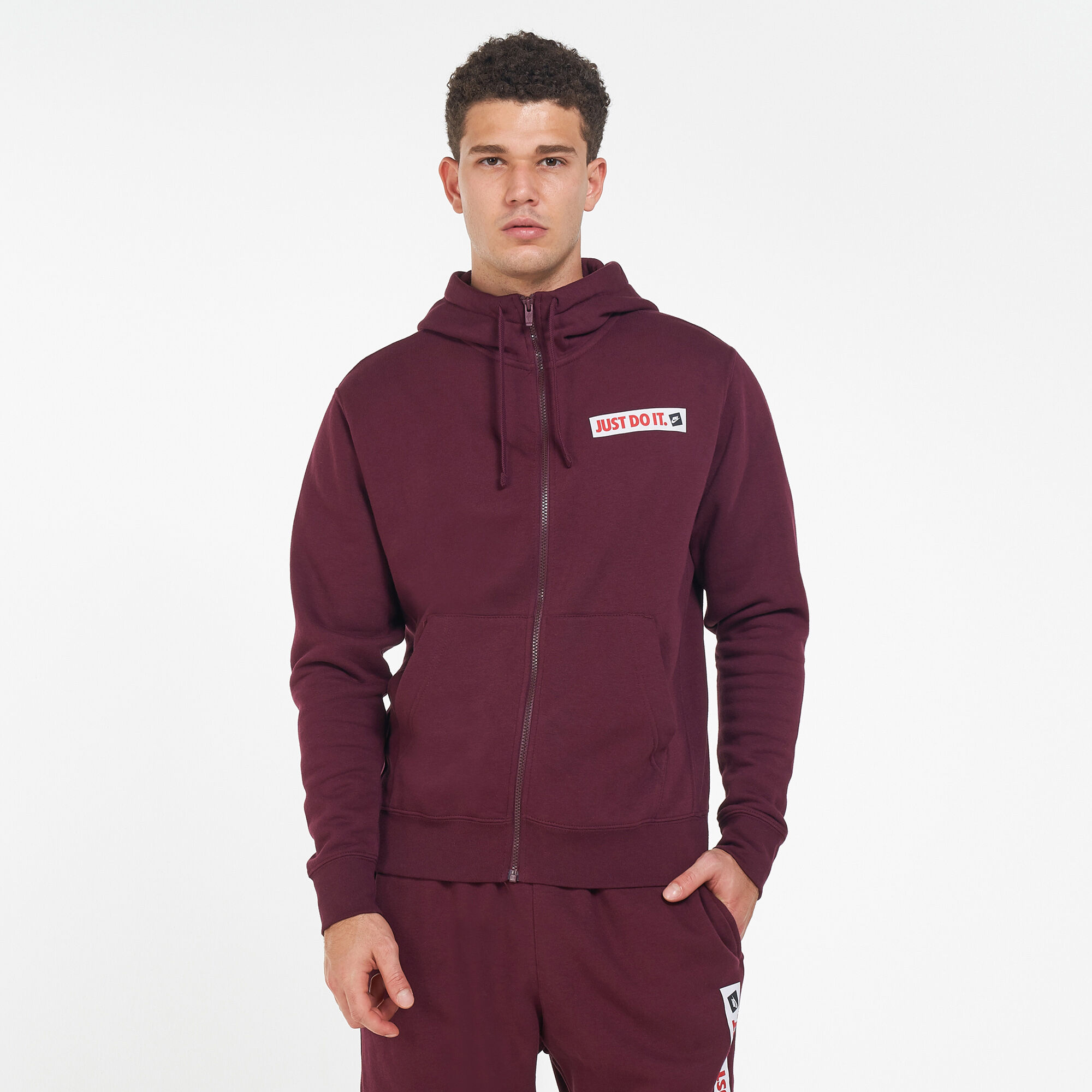 Men's sportswear just do it discount fleece zip hoodie