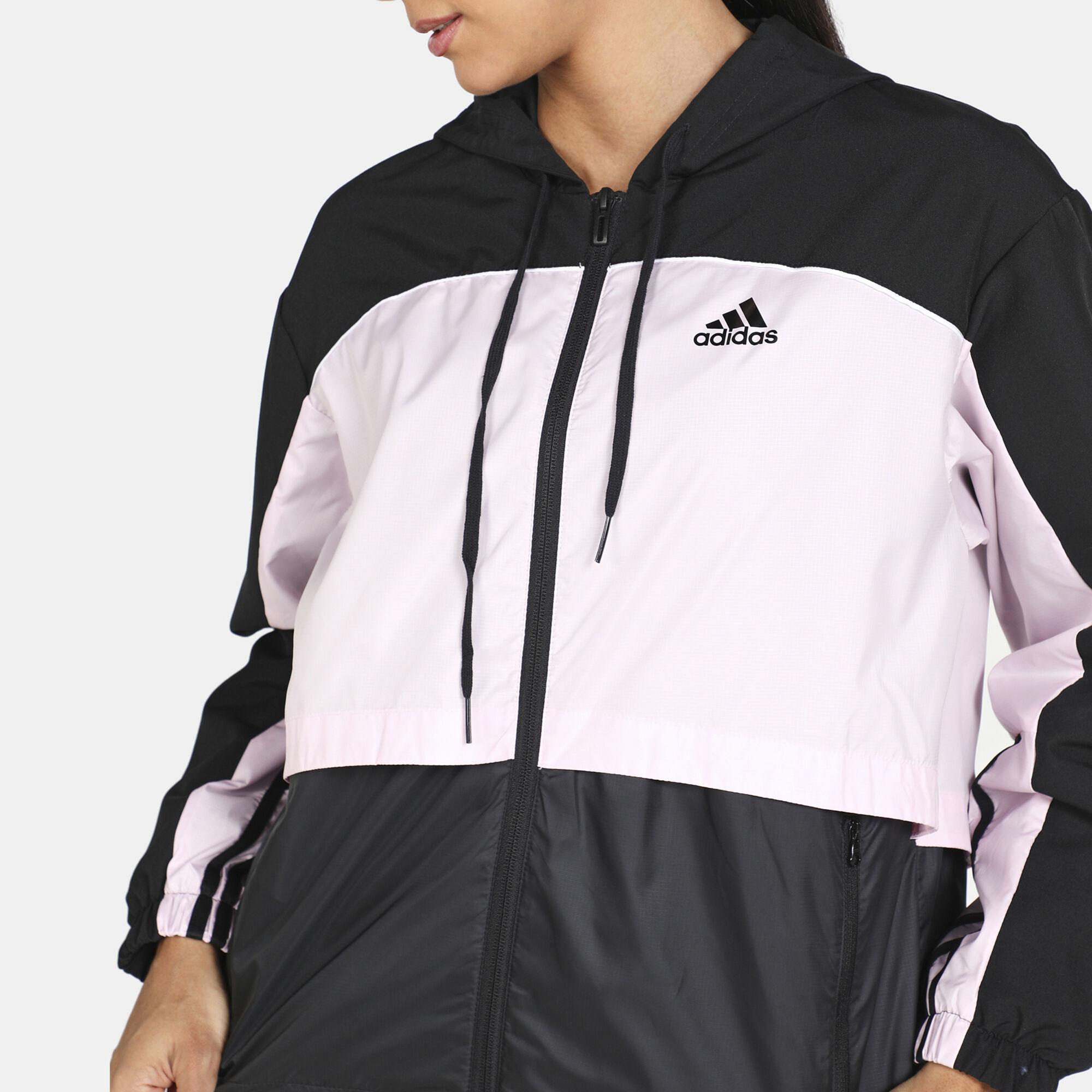 Adidas women store windbreaker