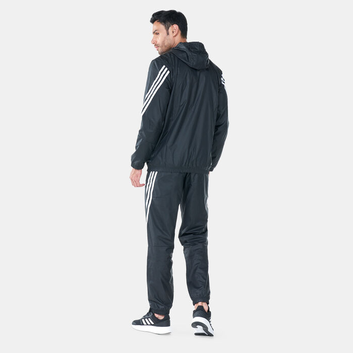 Buy adidas Men's Sportswear Hooded Tracksuit Black in Kuwait -SSS