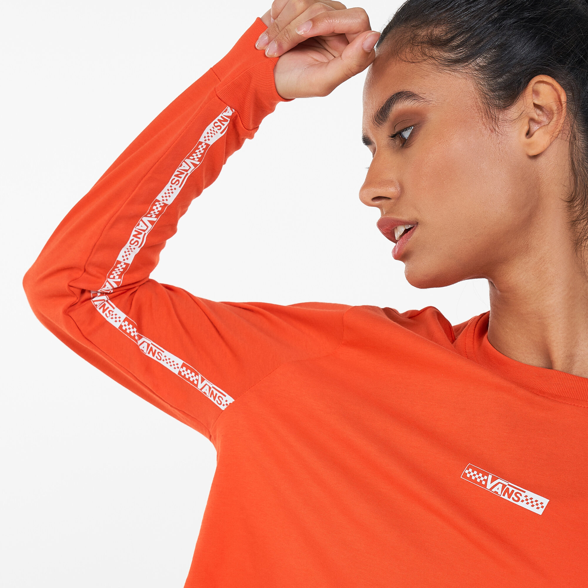 Womens red vans shirt hot sale