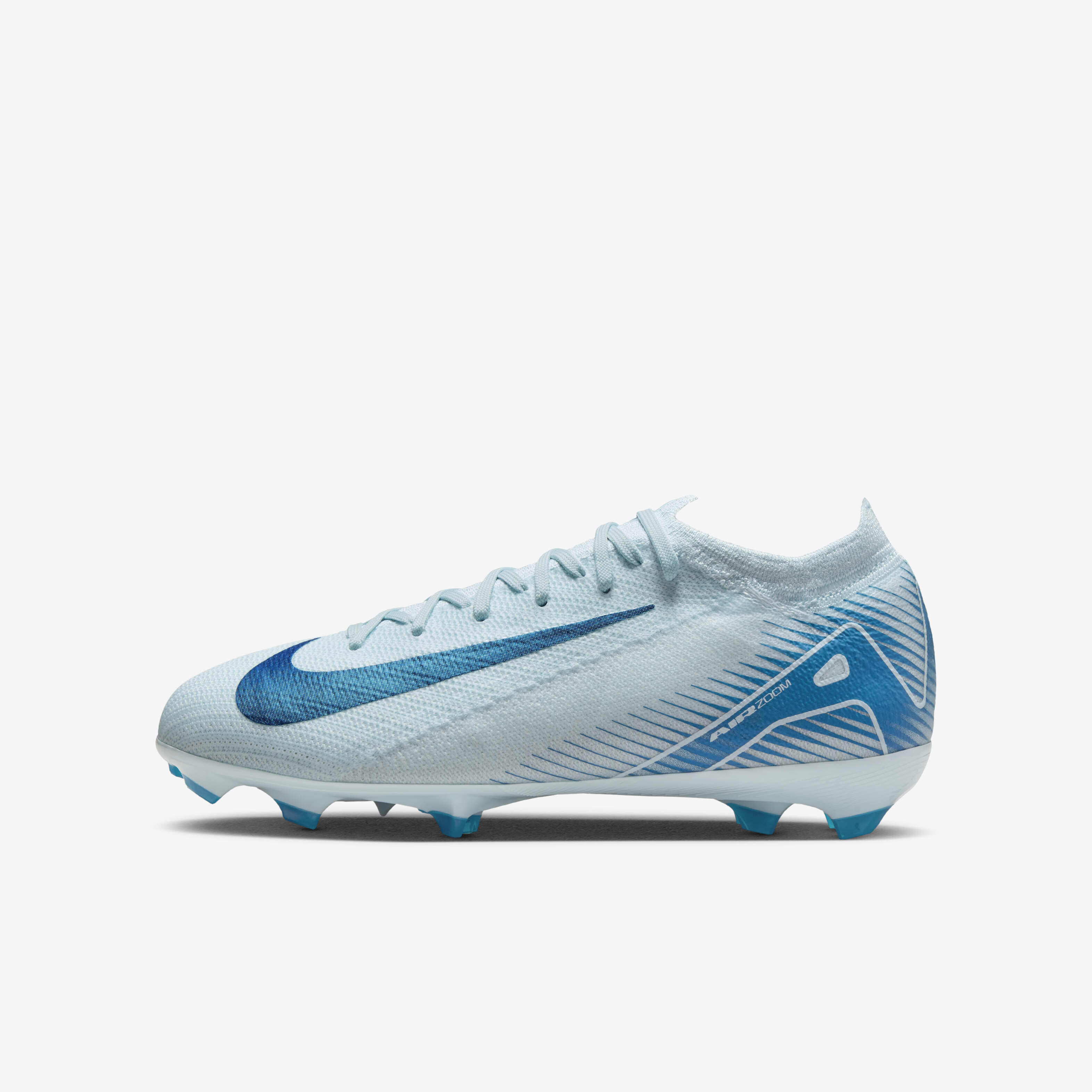 Kids Mercurial Vapor 16 Pro Firm Ground Football Shoes Blue Nike in Kuwait SSS