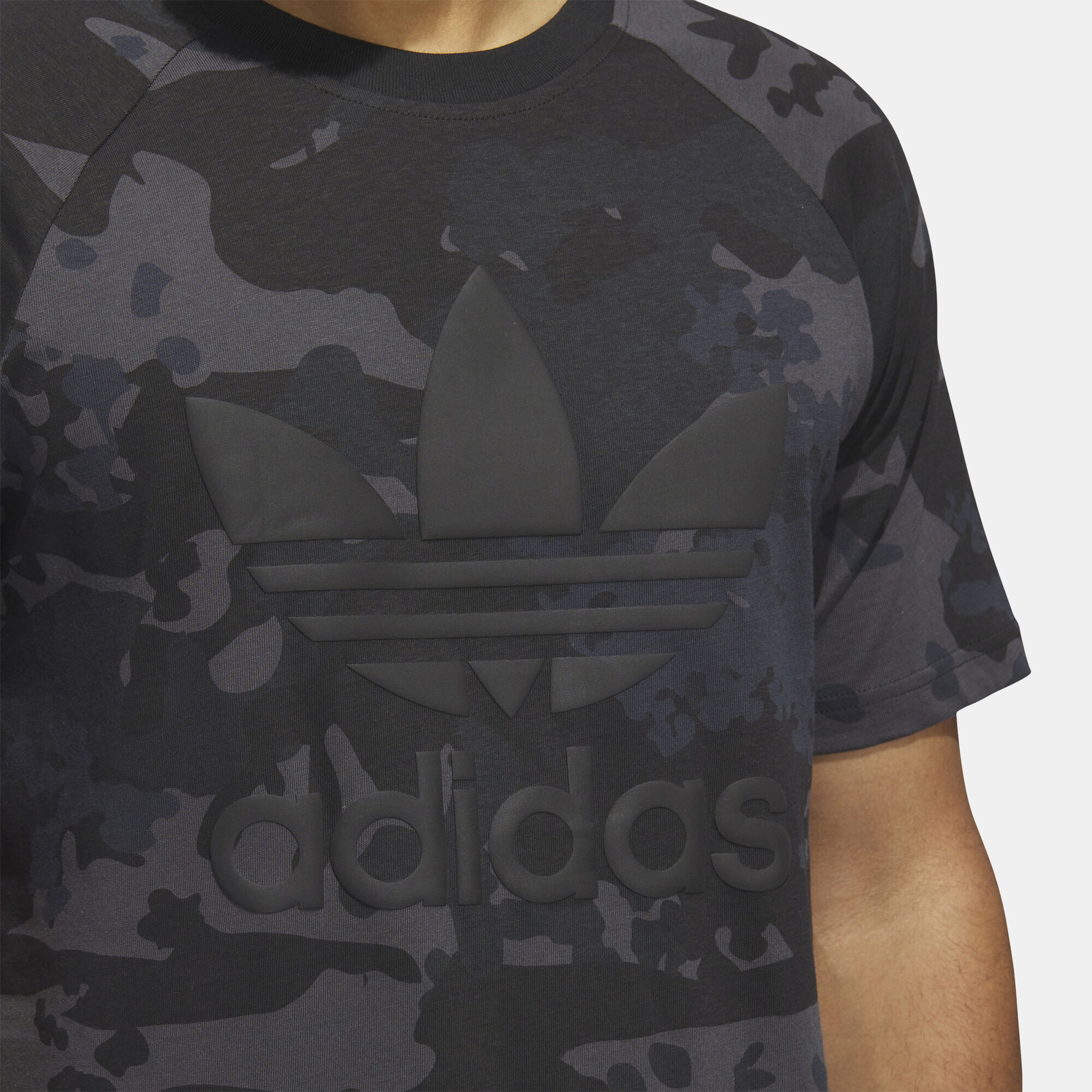 Adidas camo trefoil shirt discount