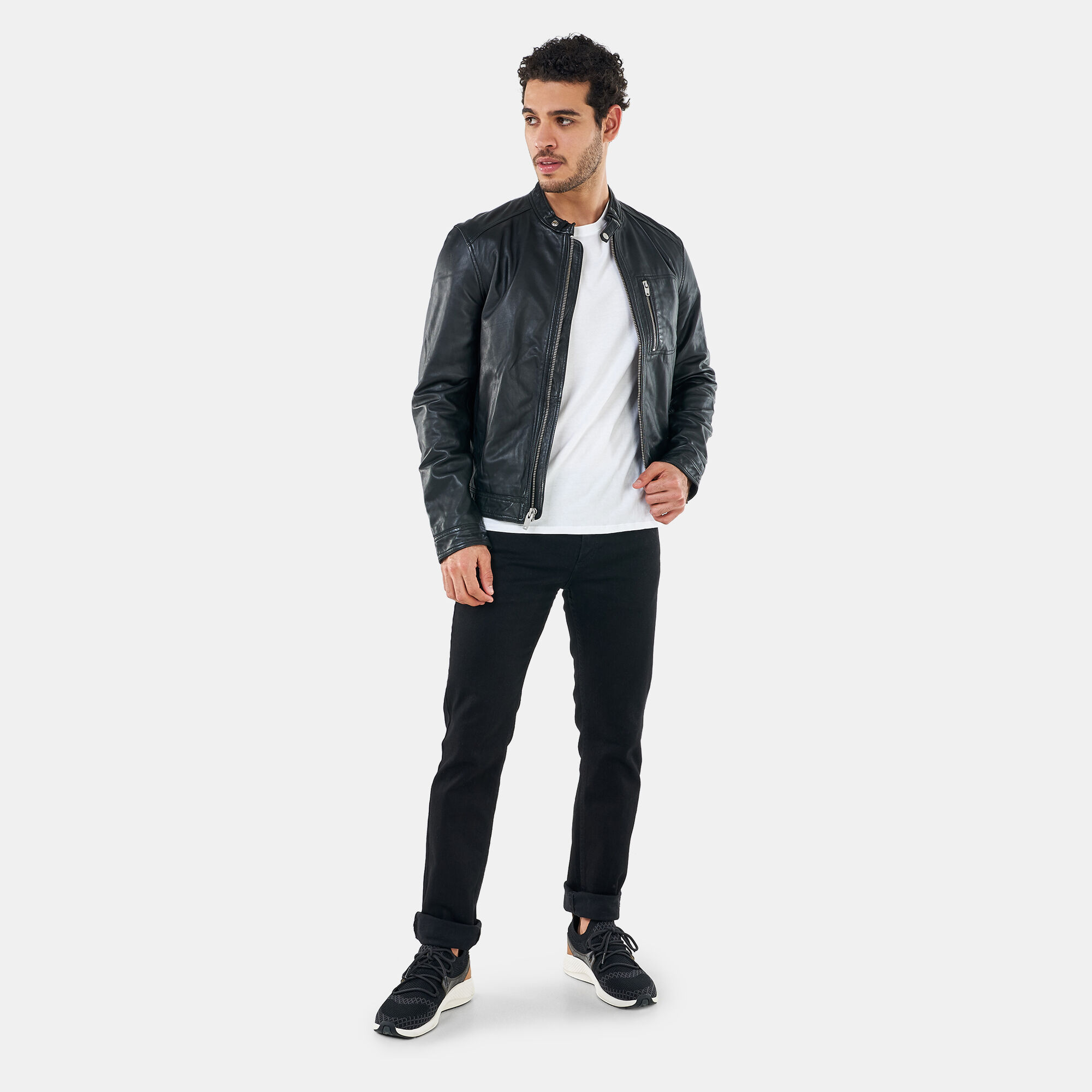 Timberland kinsman leather jacket hotsell