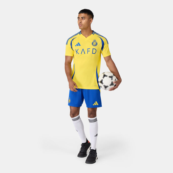 adidas Men's Al Nassr 24/25 Home Football Shorts Yellow image number 2