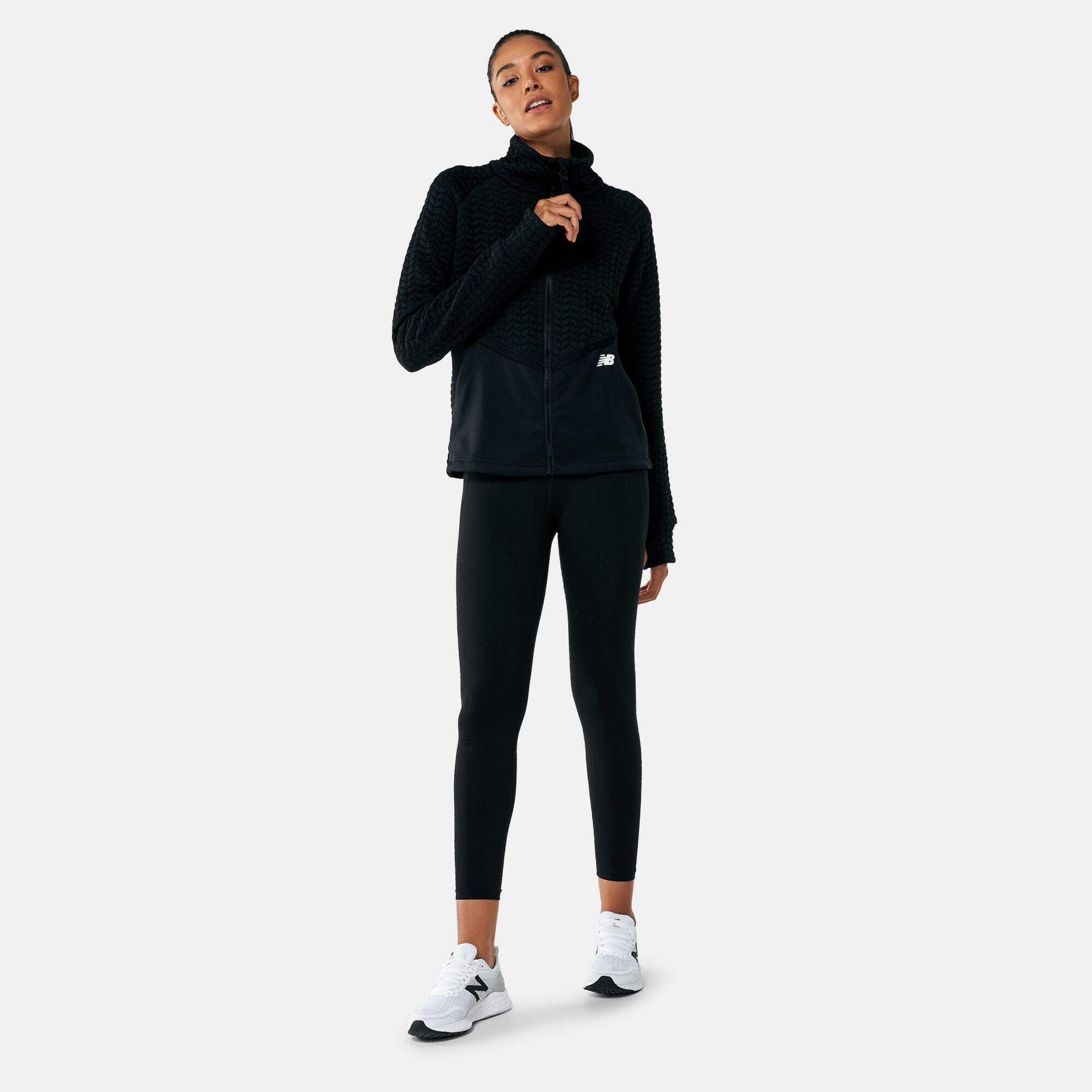 Women s Heatloft Athletic Jacket Black New Balance in Kuwait SSS