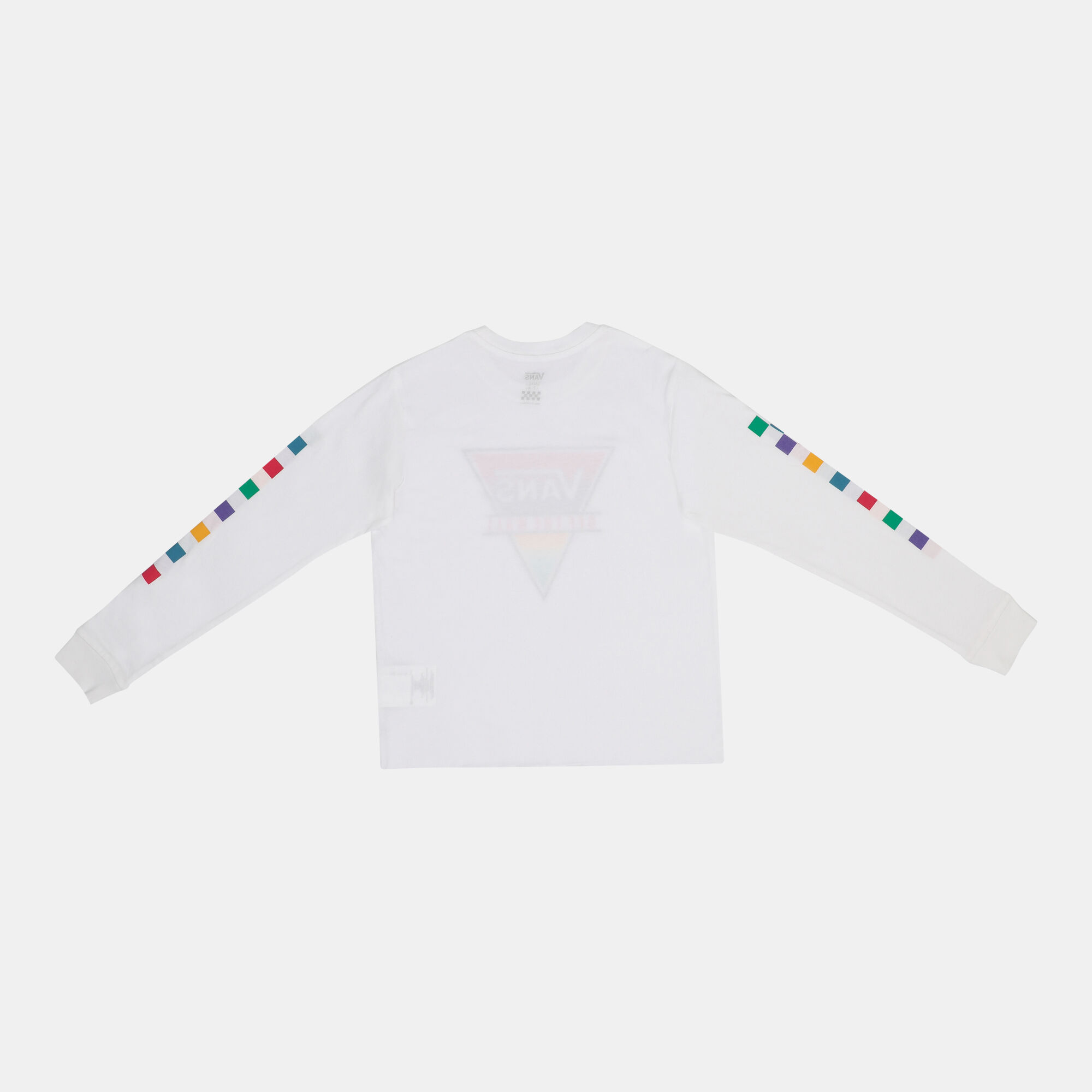 Vans checkerboard shirt top rainbow