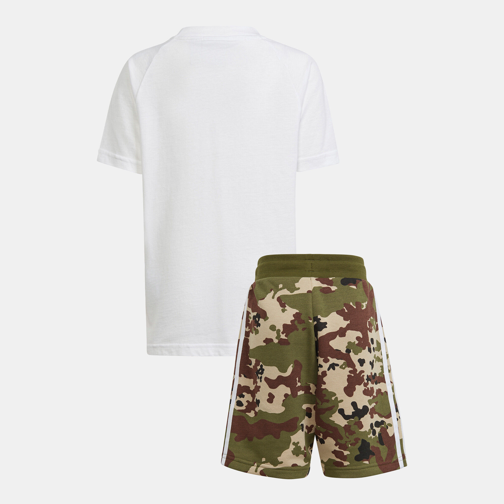 Buy adidas Originals Kids Camo T Shirt and Shorts Set Younger Kids White in Kuwait SSS