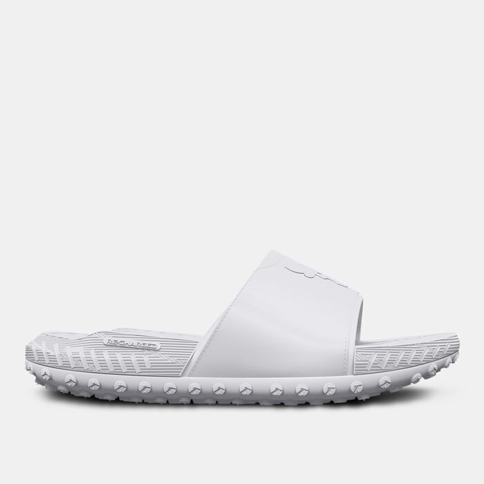 Under Armour Project Rock 3 Slides White image number 0
