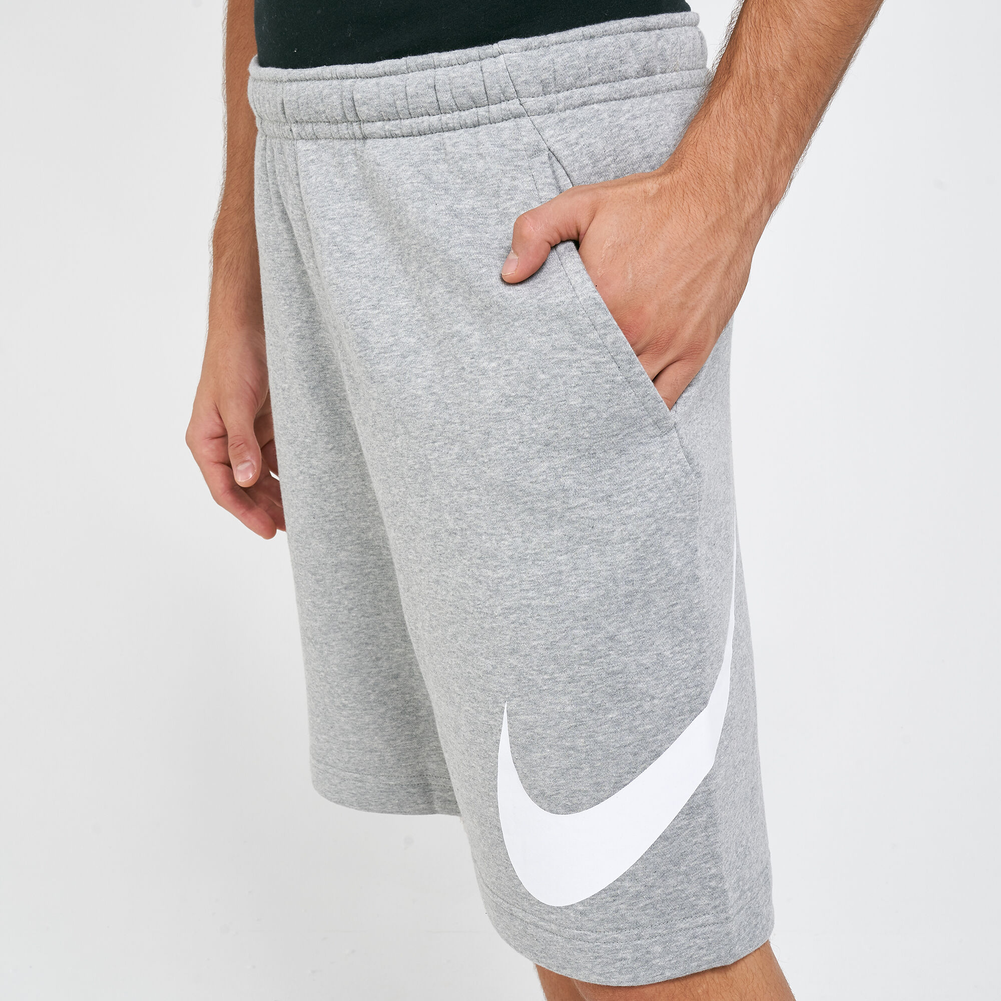 Men s Sportswear Club Graphic Shorts Grey Nike in Kuwait SSS
