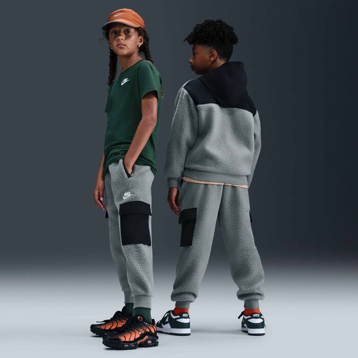 Nike Kids' Sportswear Club Fleece Cargo Pants Grey image number 0