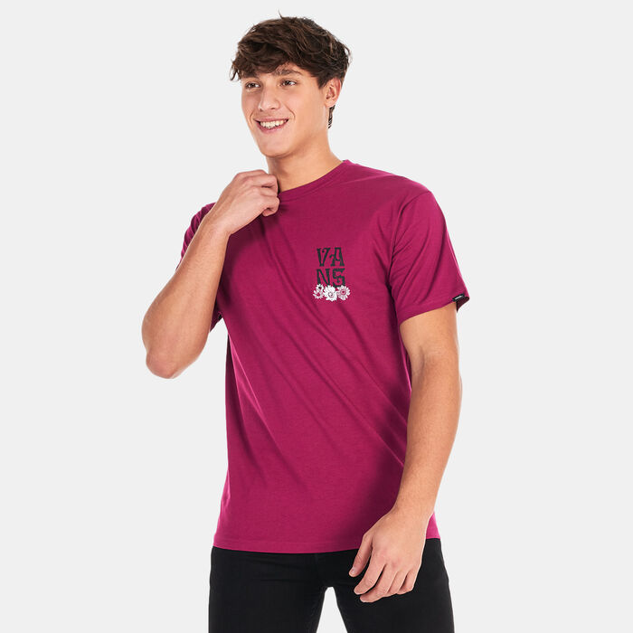 Vans Men's OG Skull Trip T-Shirt Purple image number 0