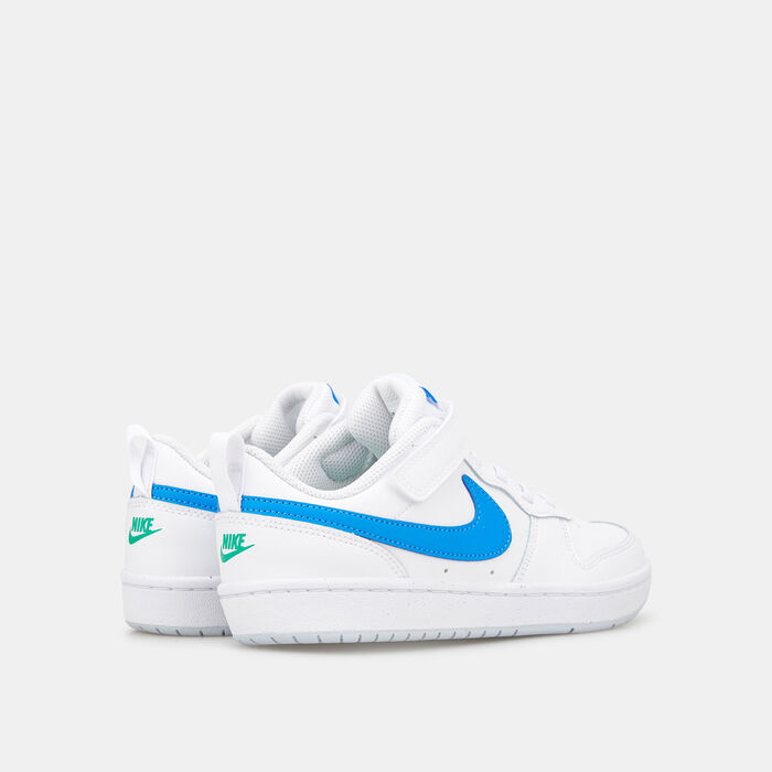 Nike Kids' Court Borough Low 2 Shoe (Younger Kids) White image number 2