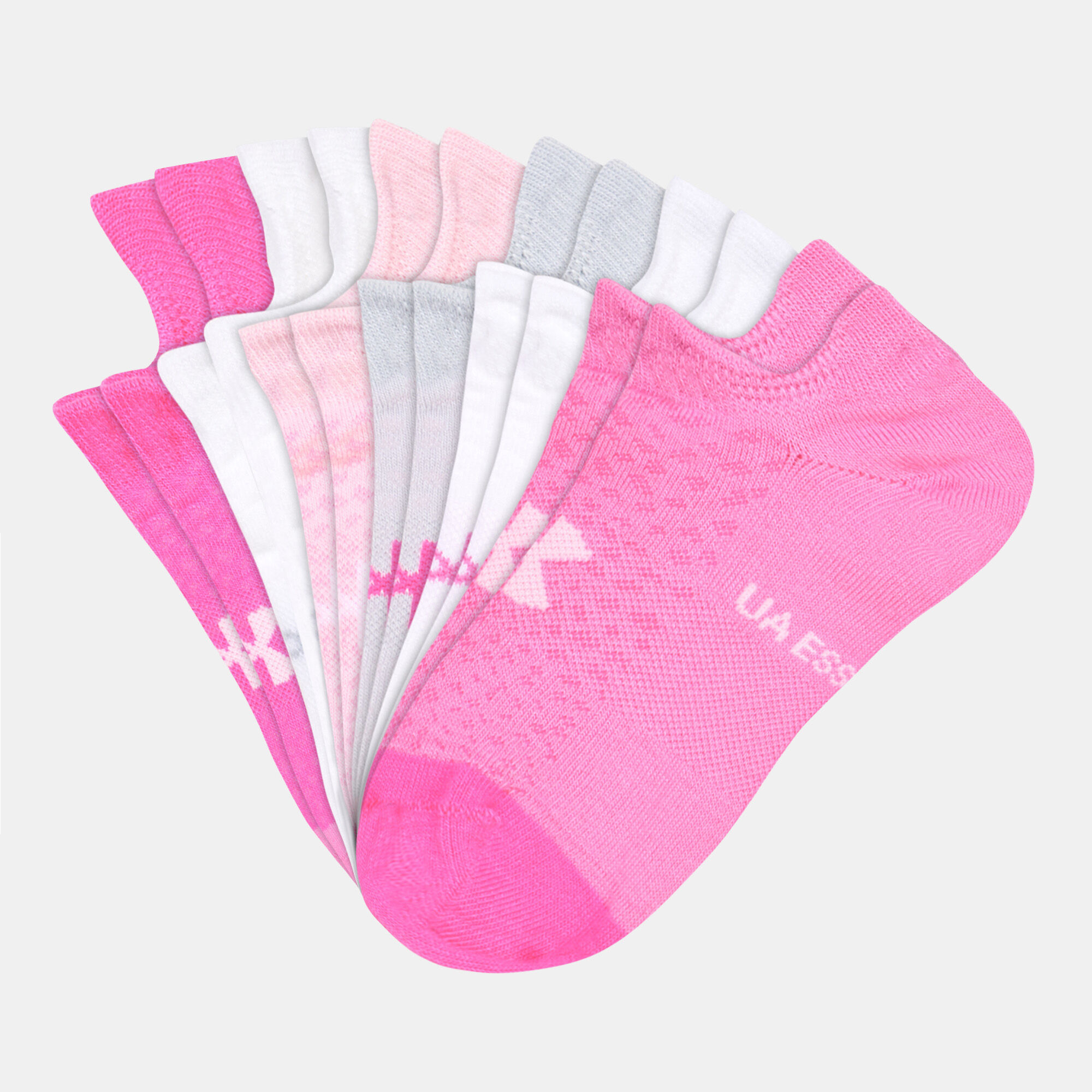 Kids Essential No Show Socks 6 Pack