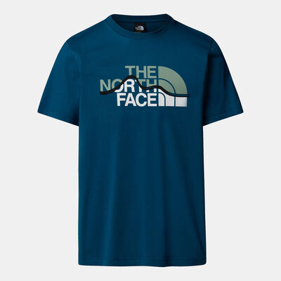 The North Face Men's Mountain Line T-Shirt Blue