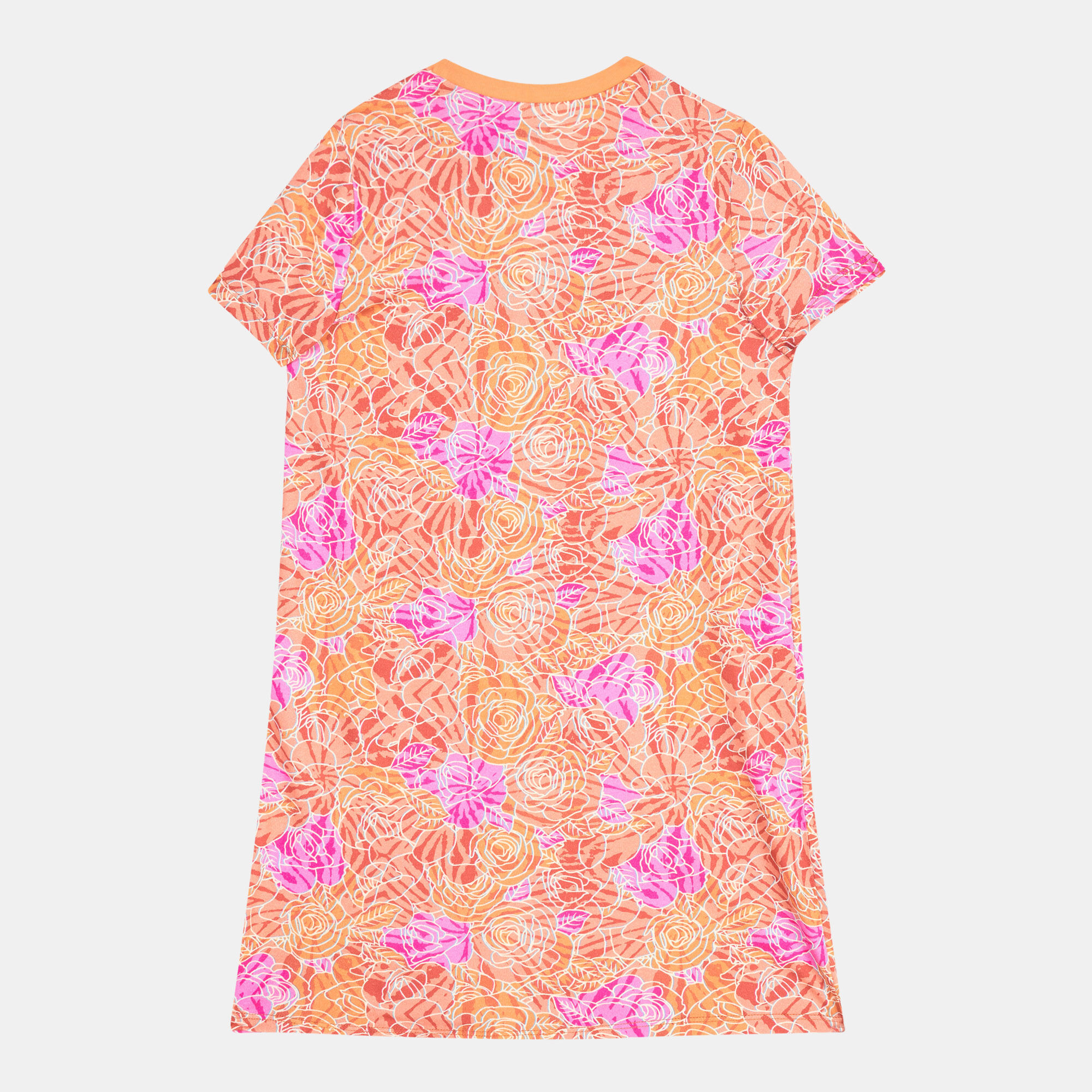 Kids Floral Camo T Shirt Dress Pink Vans in Kuwait SSS