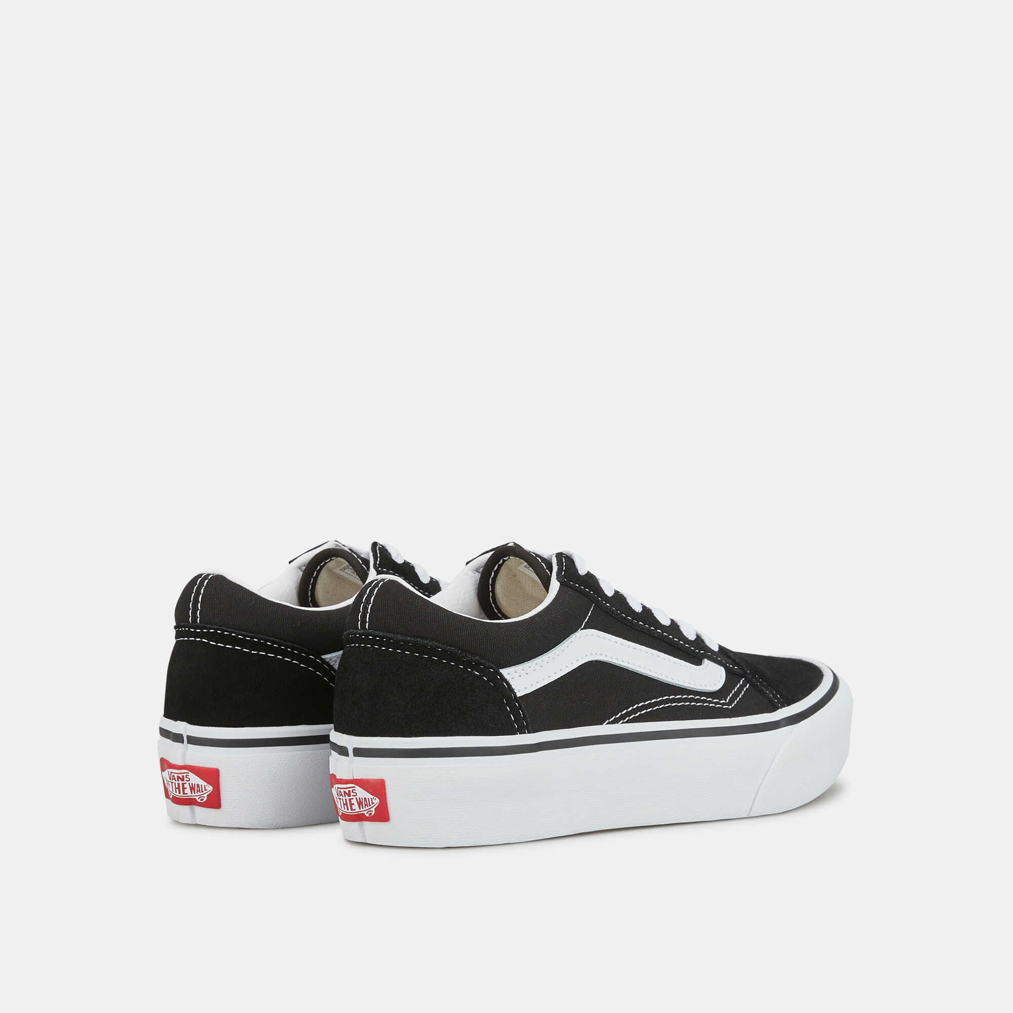 Kids Old Skool Platform Shoe Black Vans in Kuwait SSS