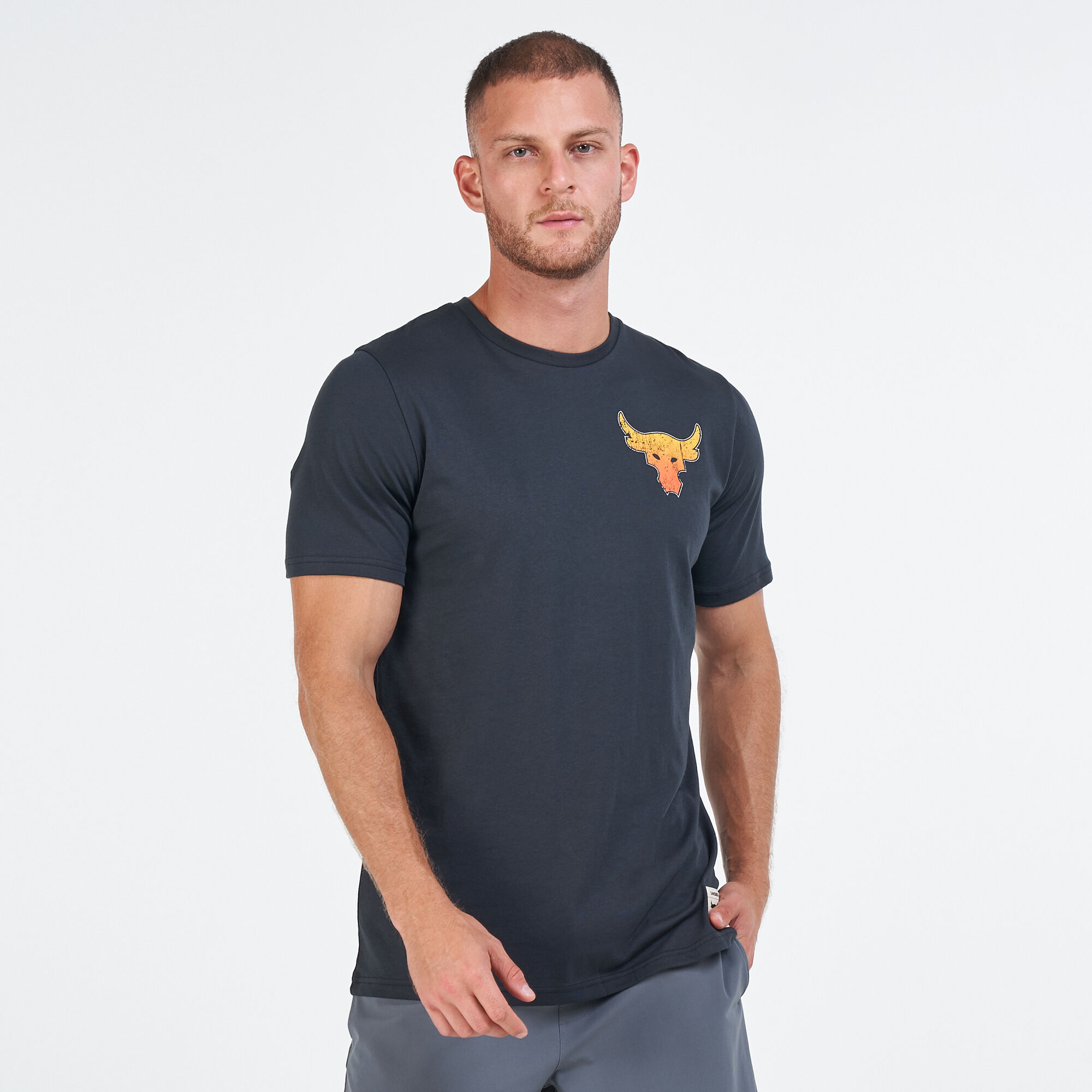 Men s Project Rock Iron Tour T Shirt