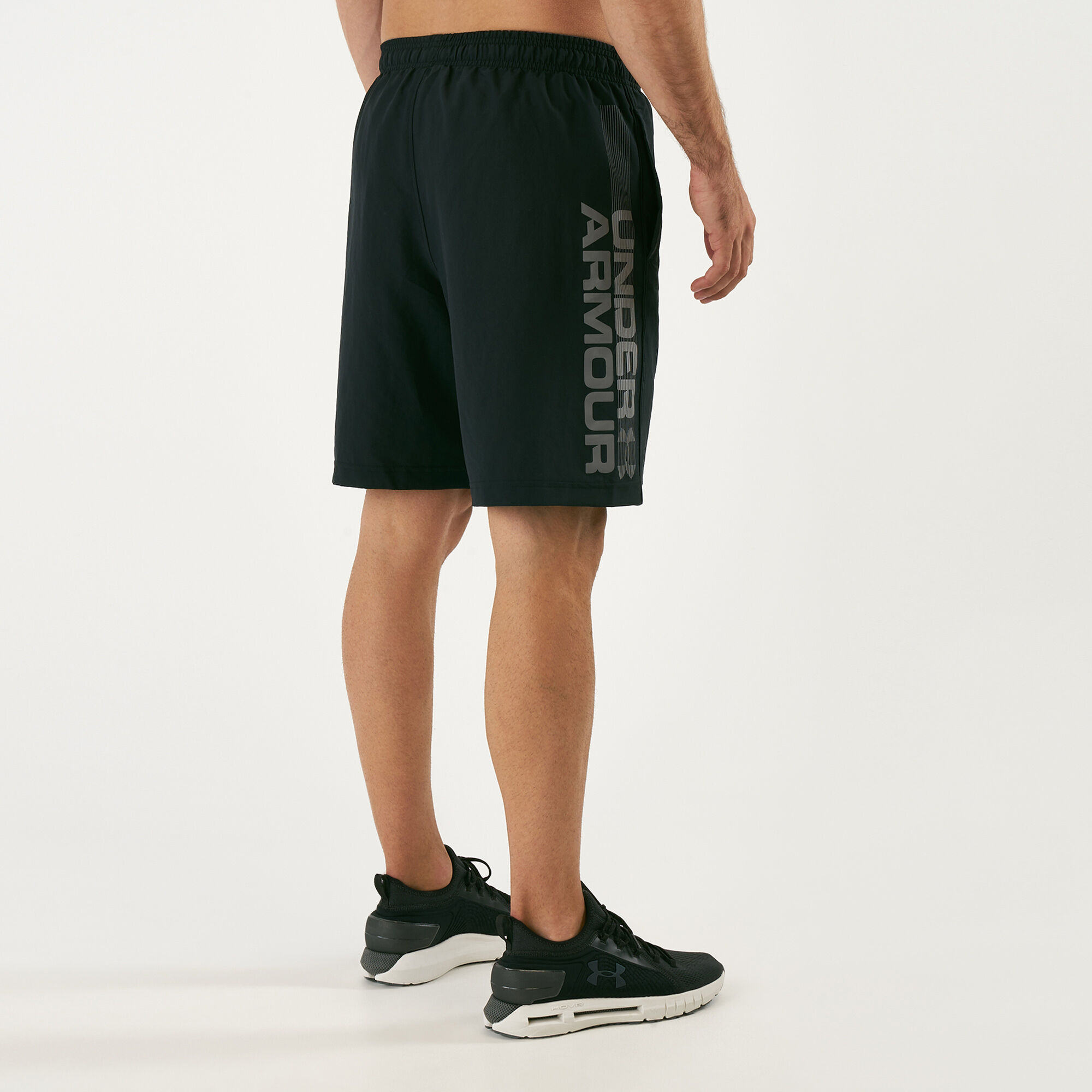 Men's ua woven sales graphic wordmark shorts