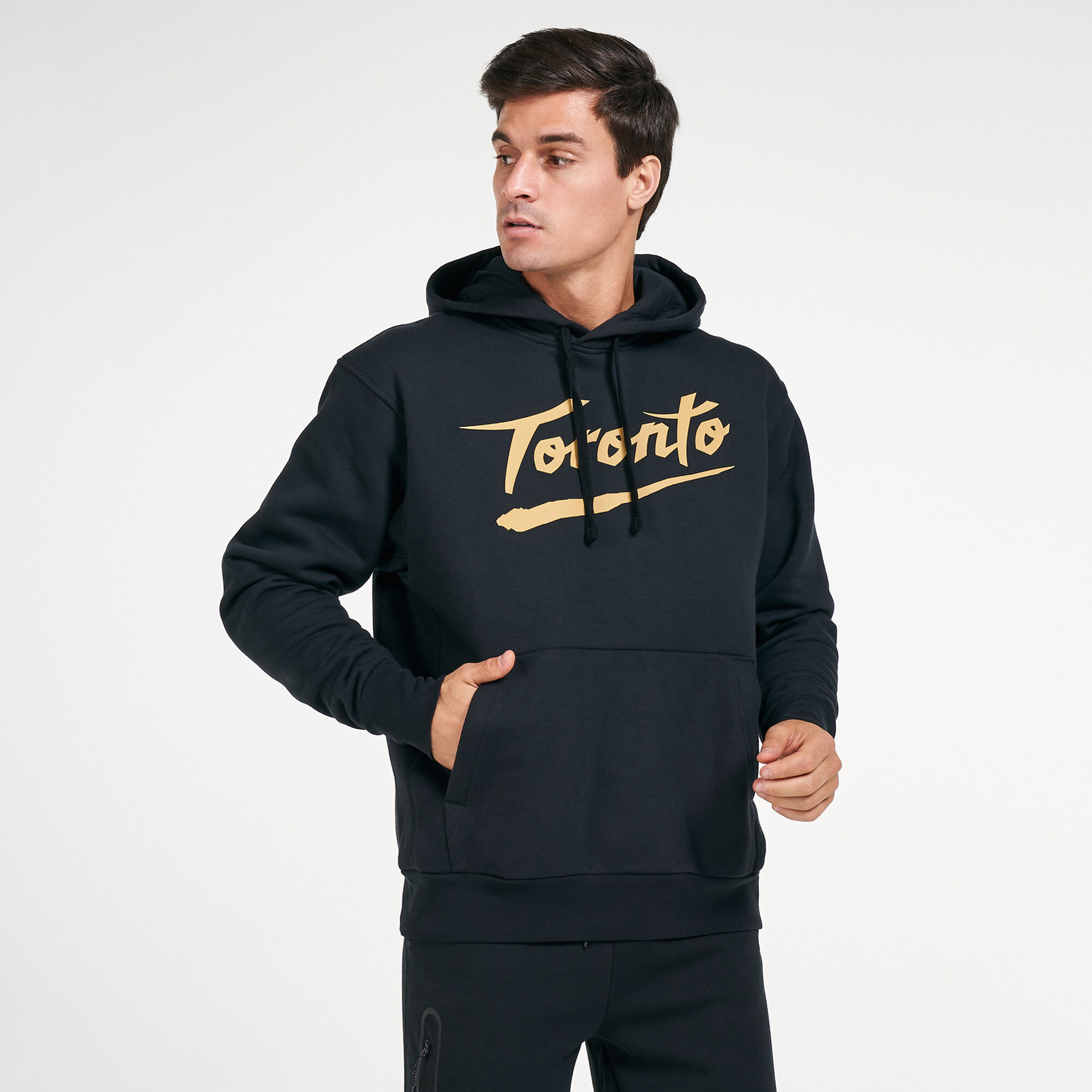 Toronto raptors nike men's city edition shop club hoodie