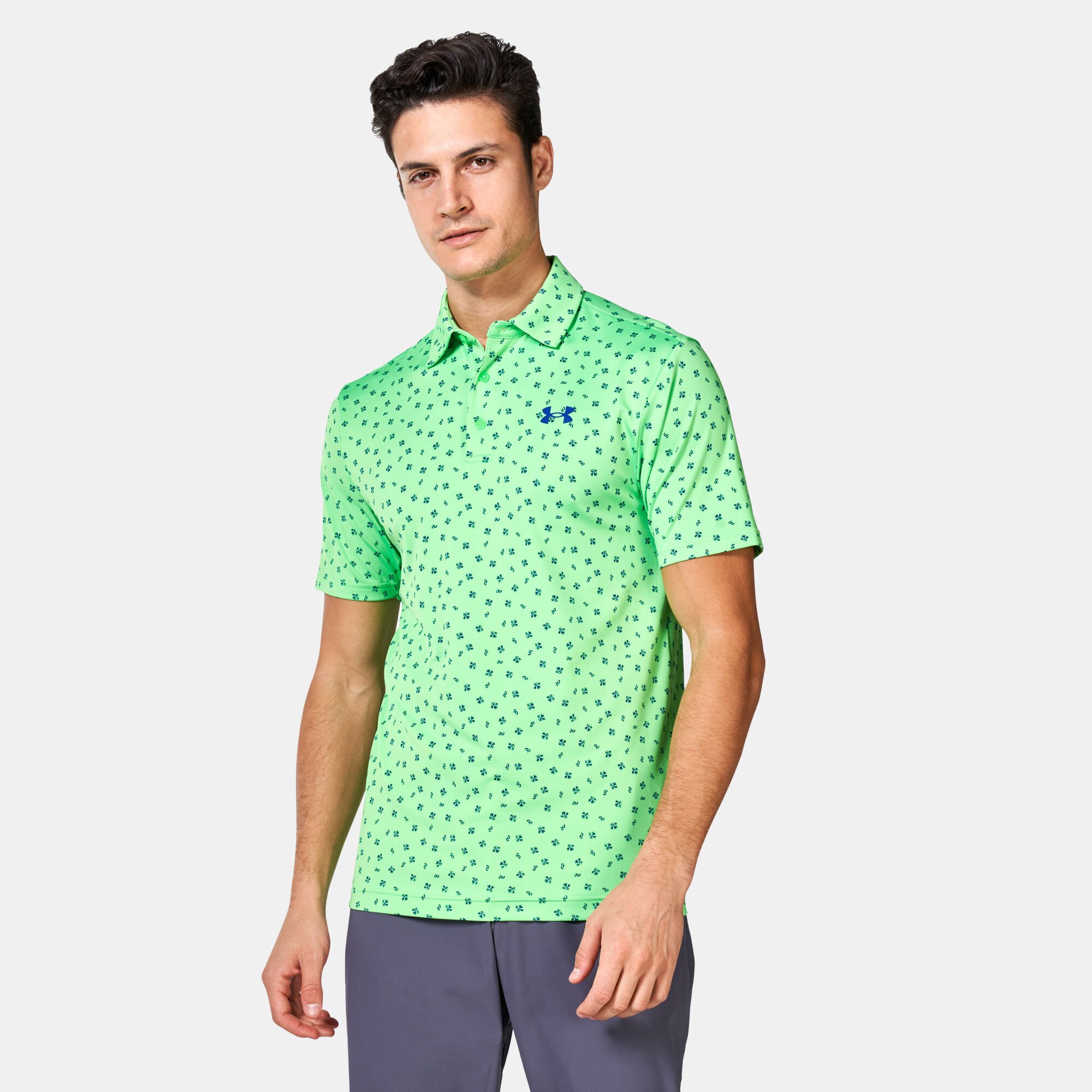 Men s Playoff 2.0 Polo Shirt Green Under Armour in Kuwait SSS