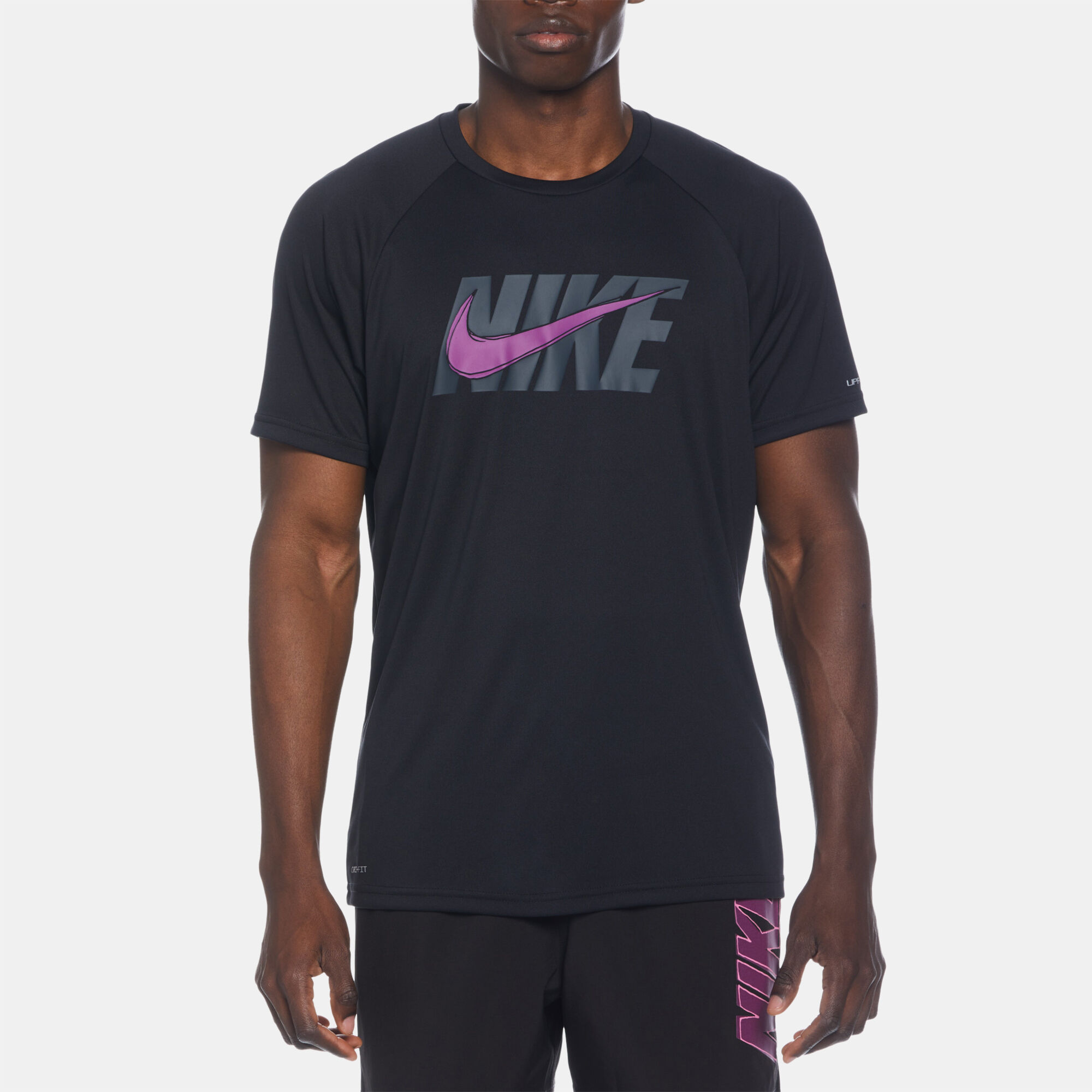 Men s Dri FIT Hydro Rashguard Black Nike Swim in Kuwait SSS