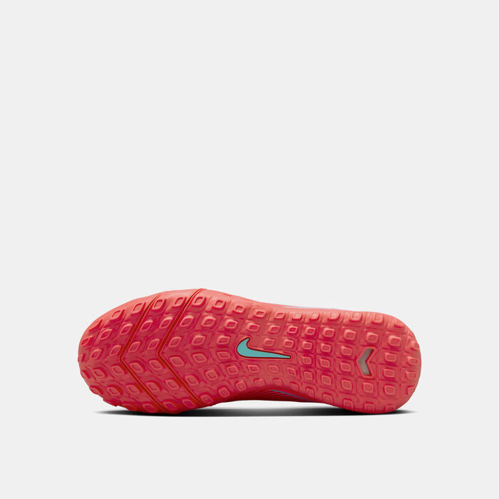 Nike Kids' Mercurial Vapor 16 Academy Turf Ground Football Shoes Red image number 3