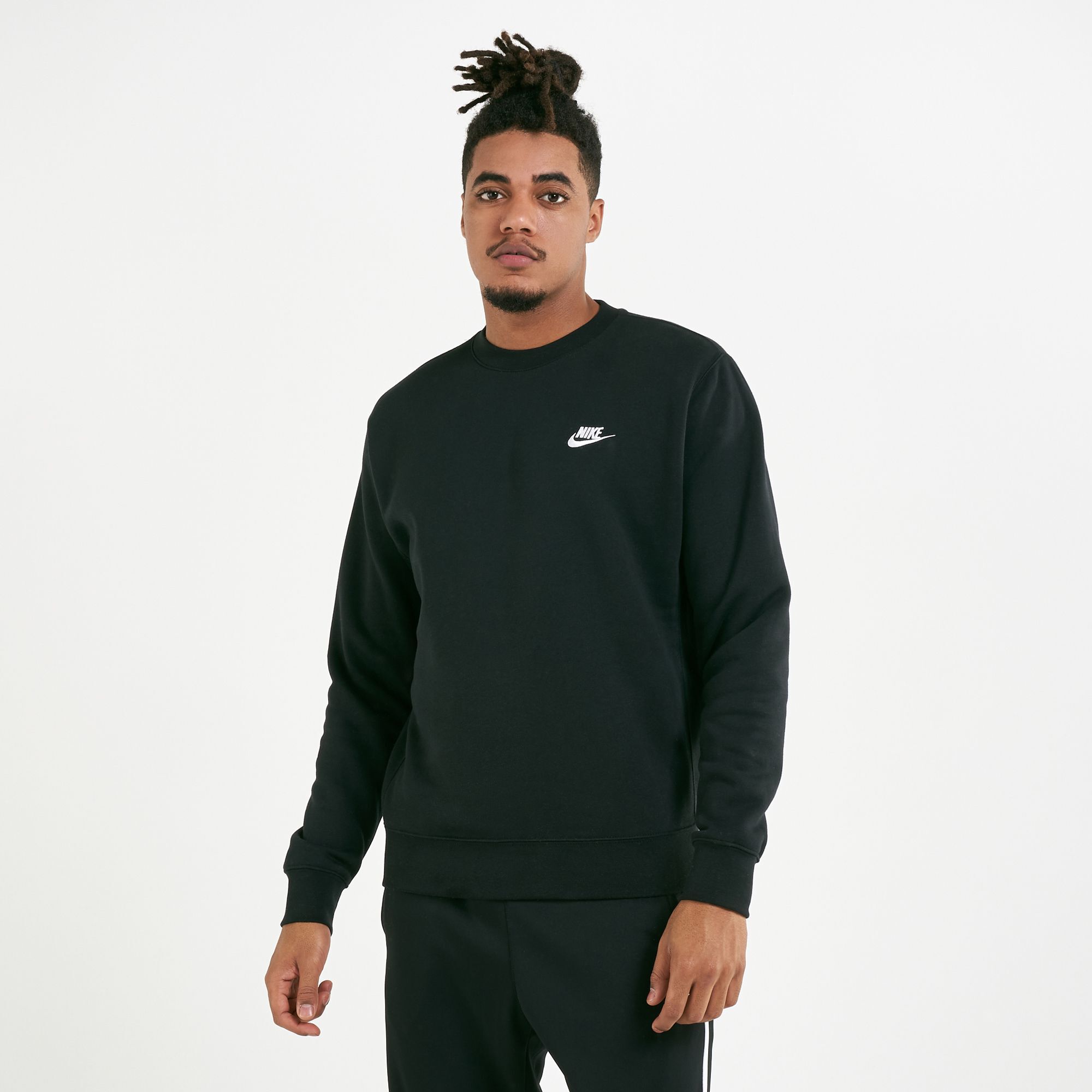 Men s Sportswear Club Crew Sweatshirt Black Nike in Kuwait SSS