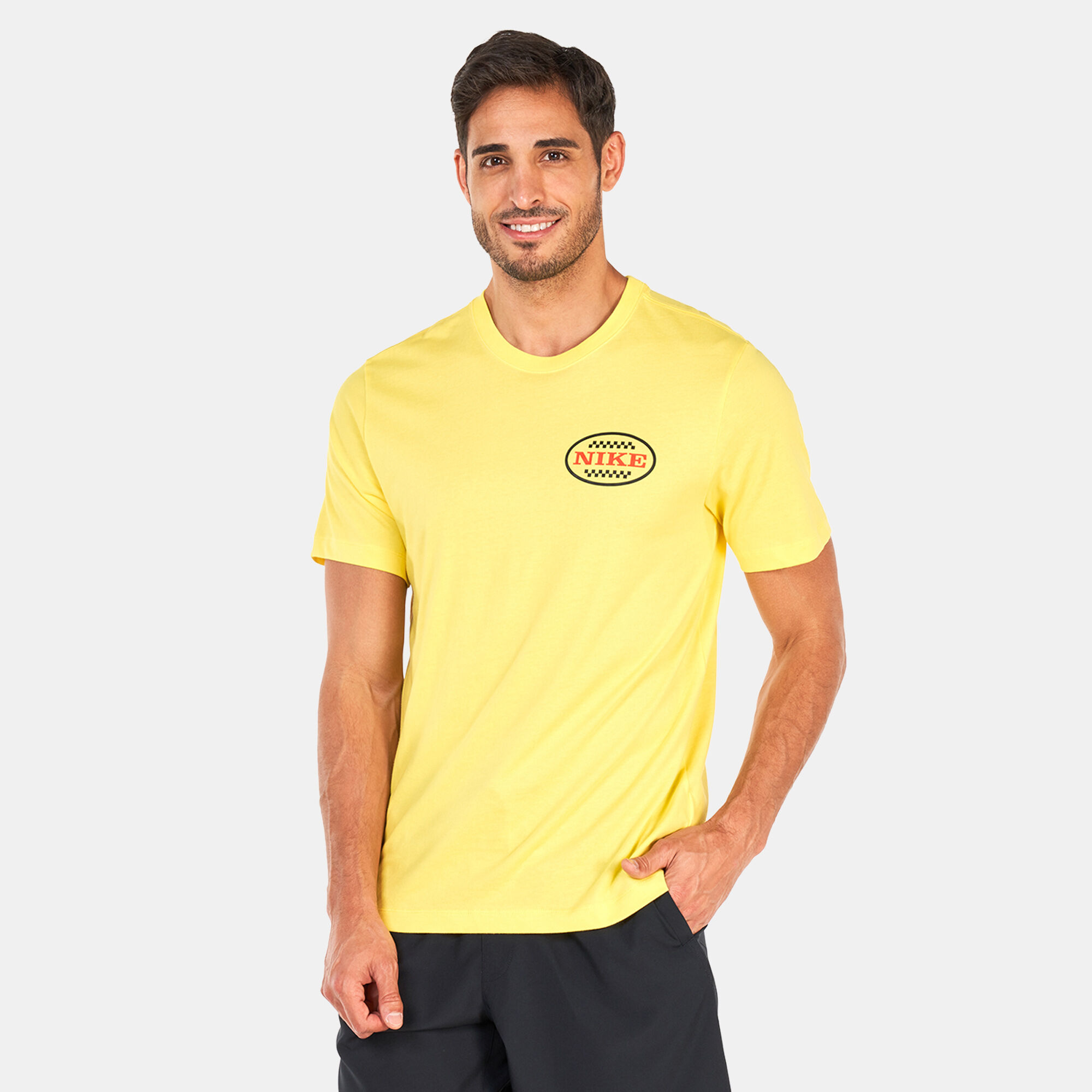 Dri fit yellow shirt deals