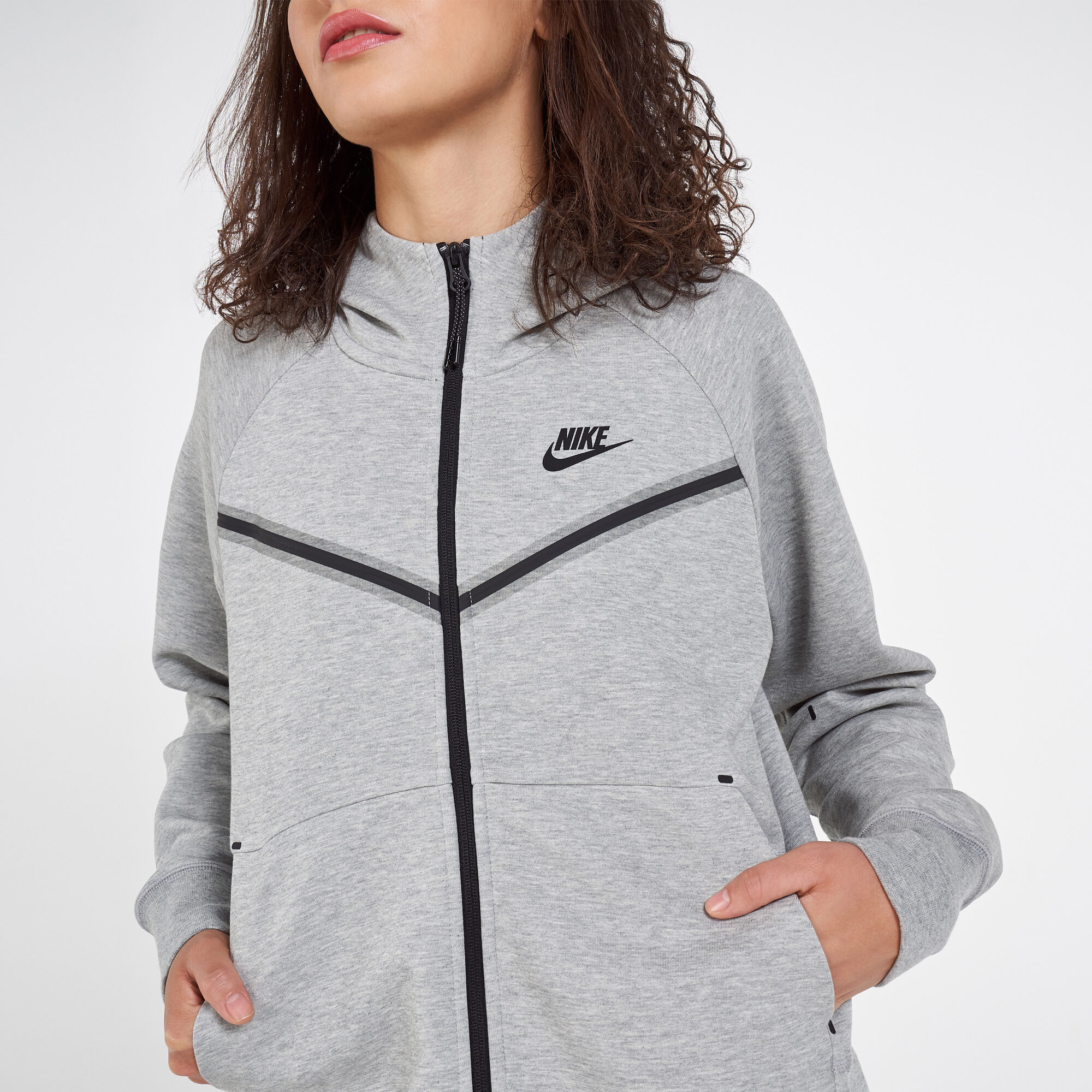 Grey nike jacket womens on sale