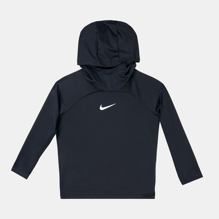 Nike Kids' Pro Dri-FIT Academy Football Hoodie (Younger Kids) Black image number 0