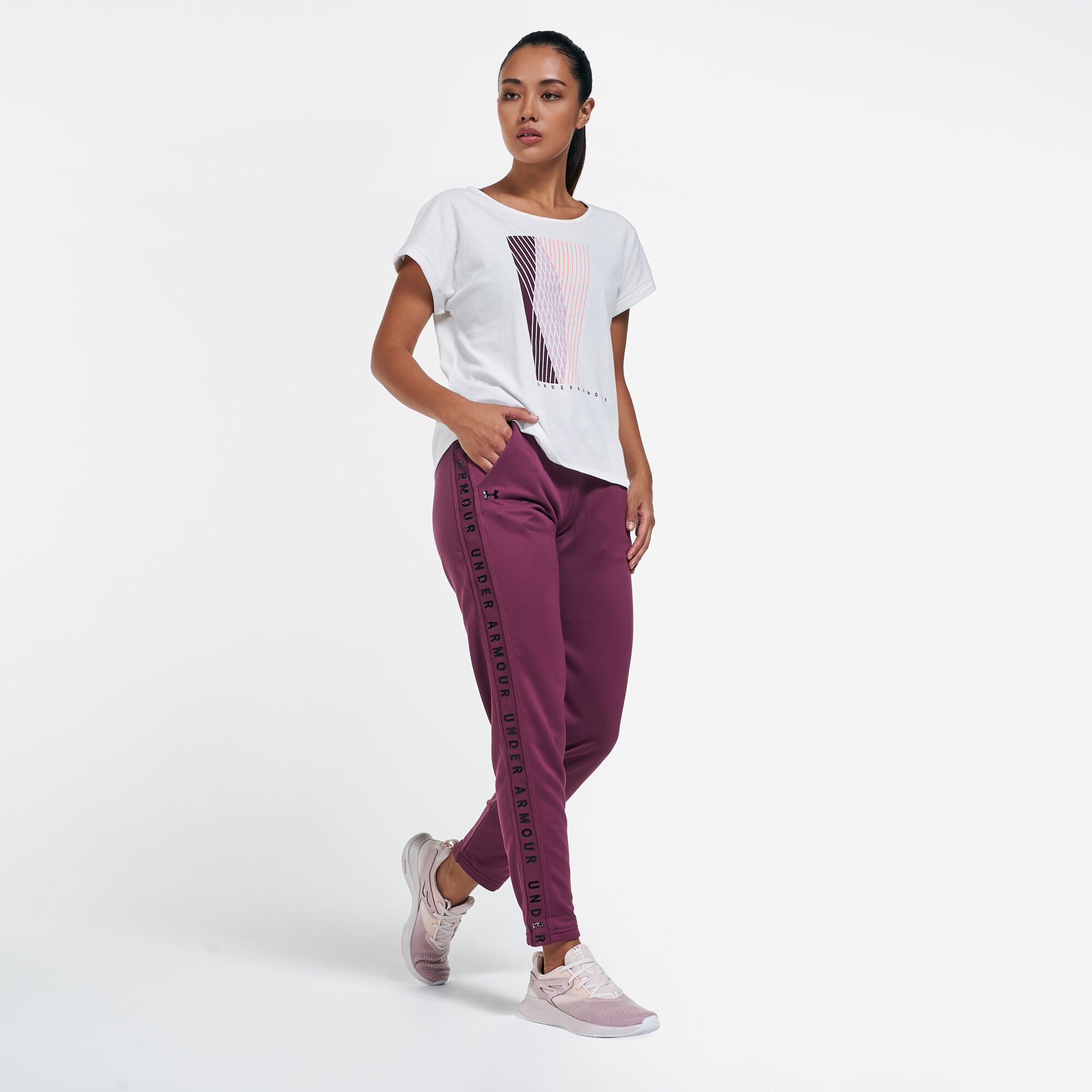 Under armour tech shop terry pants womens