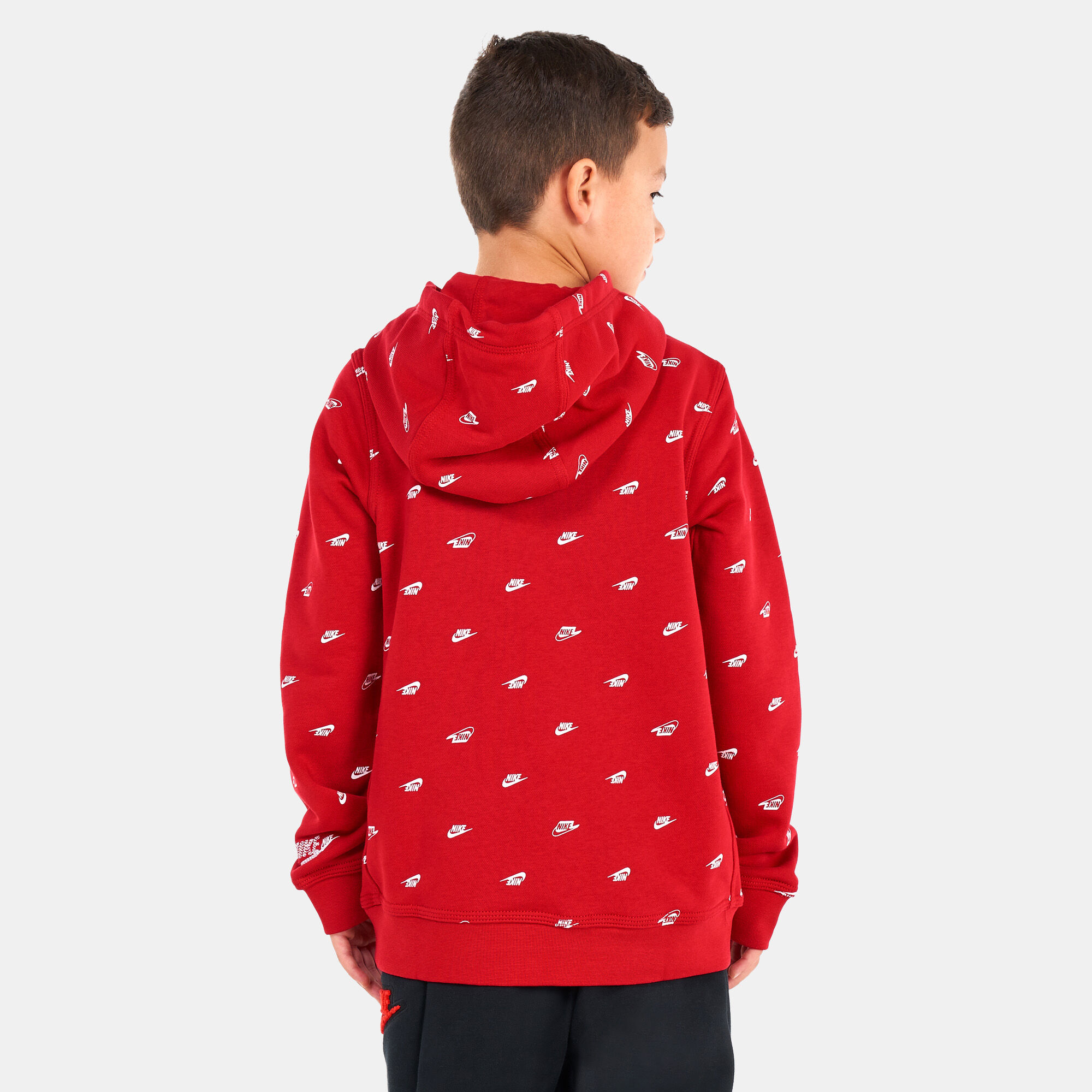 Boys red nike sweatshirt on sale
