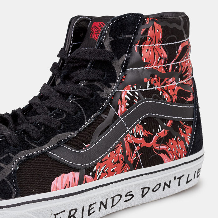 Vans x Stranger Things Sk8-Hi Reissue Black & Red Skate Shoes