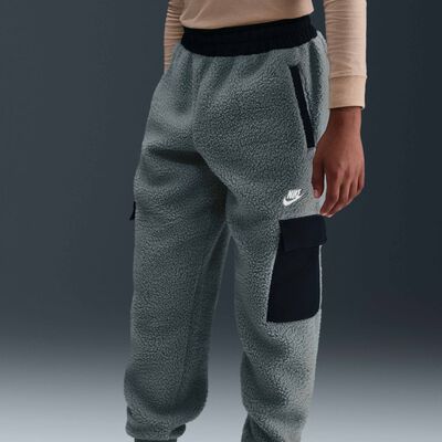 Nike Kids' Sportswear Club Fleece Cargo Pants Grey