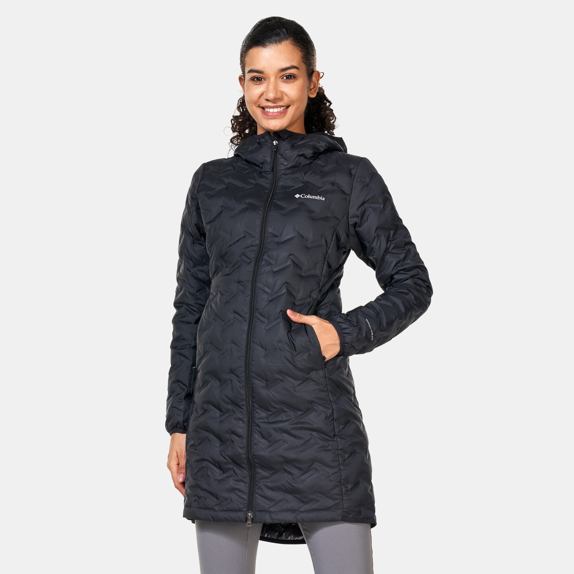 Buy Columbia Women s Delta Ridge Long Down Jacket Black in Kuwait SSS