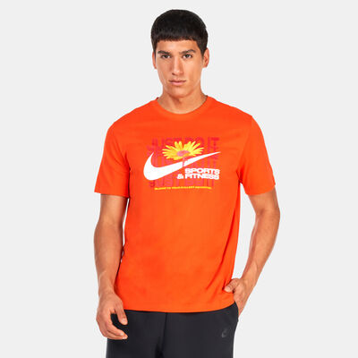 Nike Men's Dri-FIT Training T-Shirt Orange
