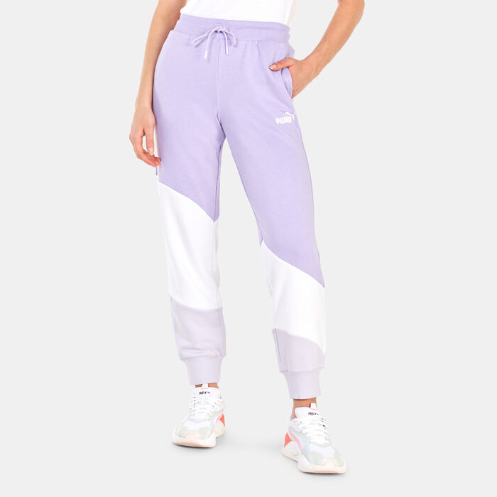 PUMA Women's POWER Cat Joggers Purple image number 0