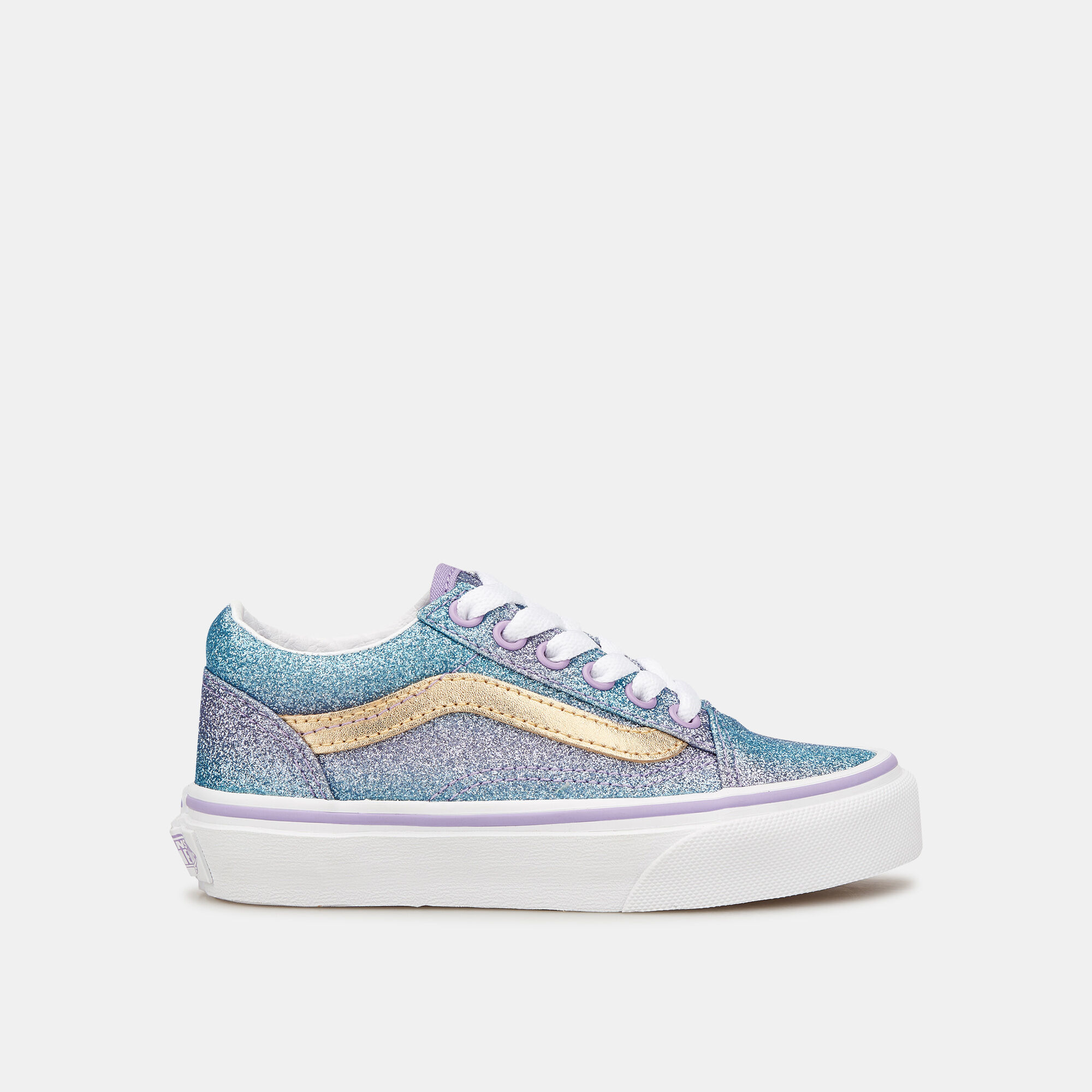 Kids Ombre Glitter Old Skool Unisex Shoe Younger Kids Multi Vans in Kuwait SSS