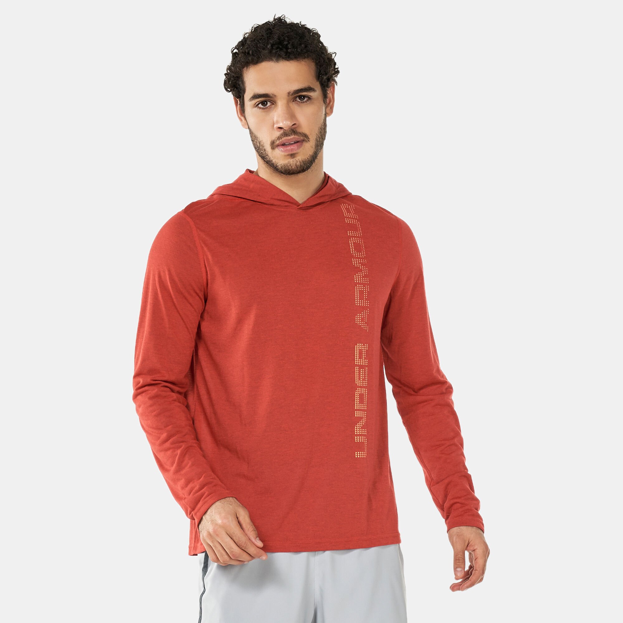Buy Under Armour Men s UA Threadborne Hoodie Red in Kuwait SSS