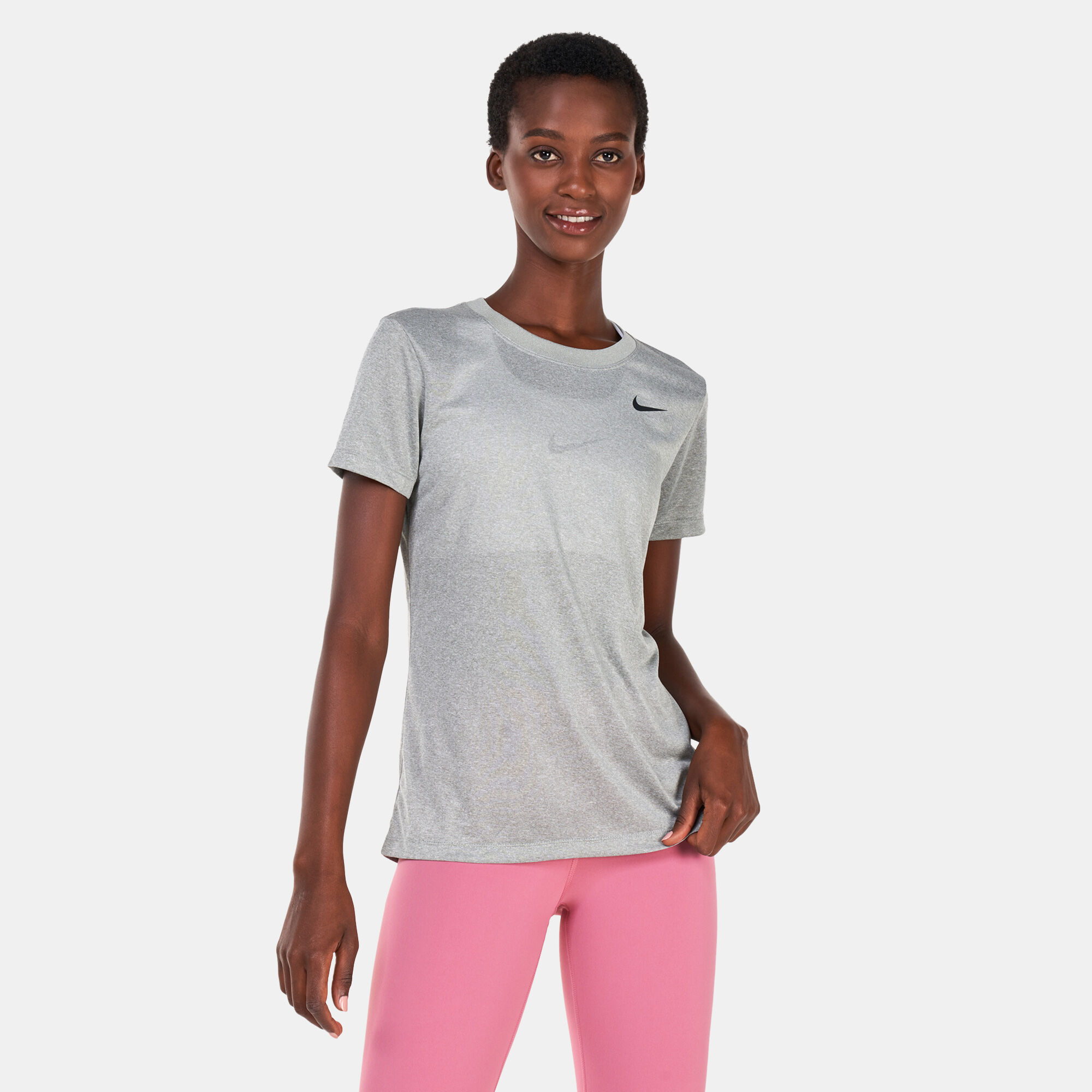 Women s Dri FIT Legend T Shirt Grey Nike in Kuwait SSS