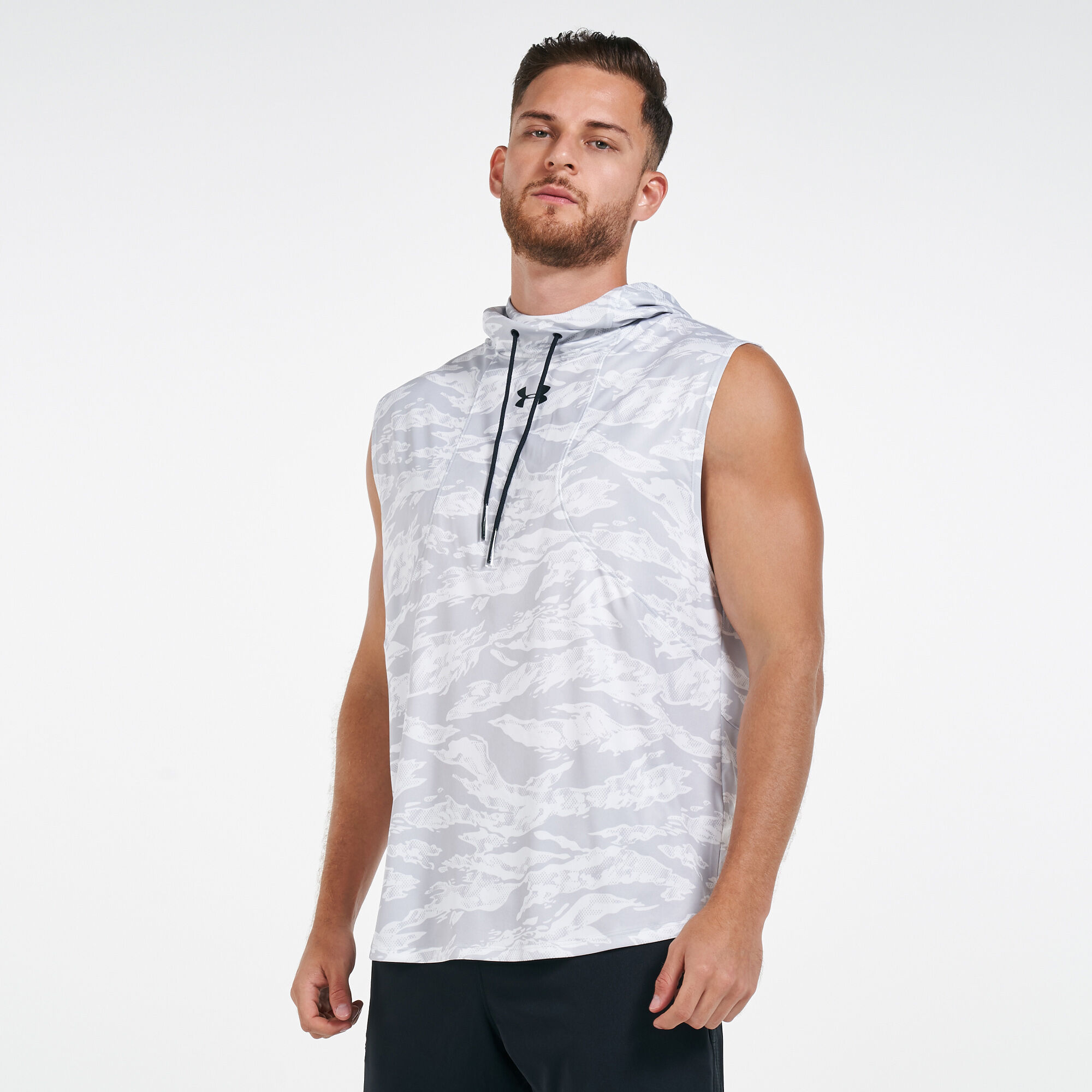 Men's ua baseline sleeveless hot sale hoodie