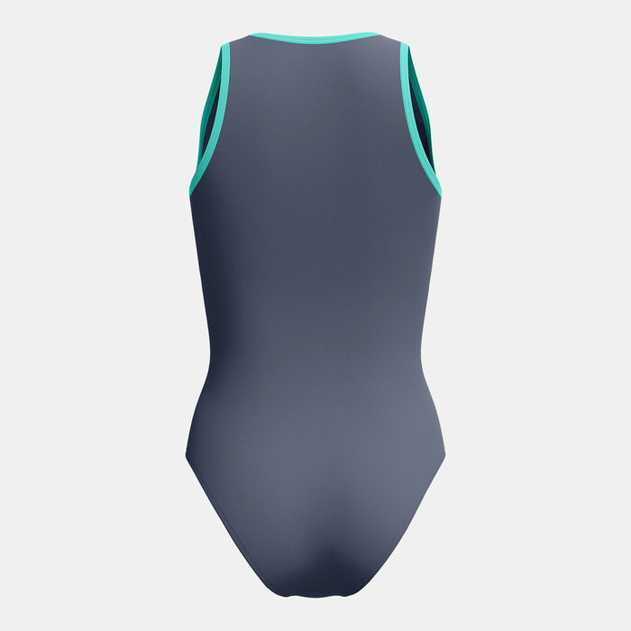 Speedo Women's Panel One-Piece Swimming Hydrasuit Blue image number 1